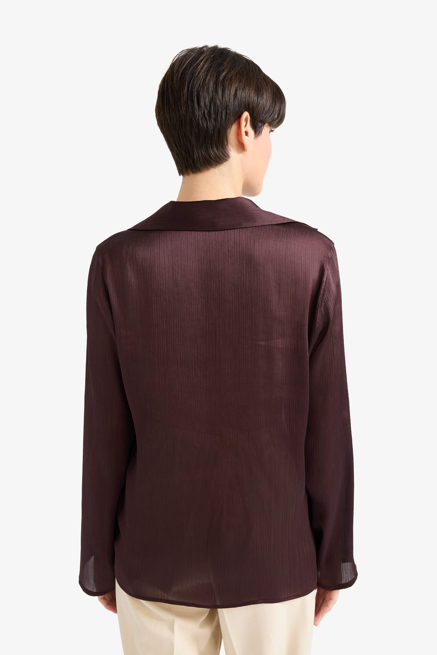 قميص ستان ردن طويل قصة عادية