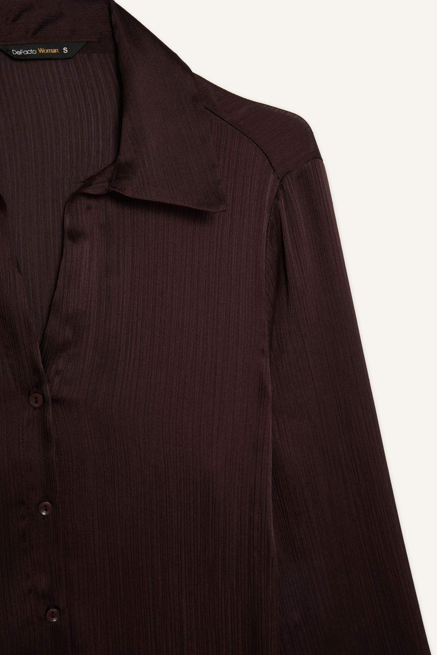 قميص ستان ردن طويل قصة عادية