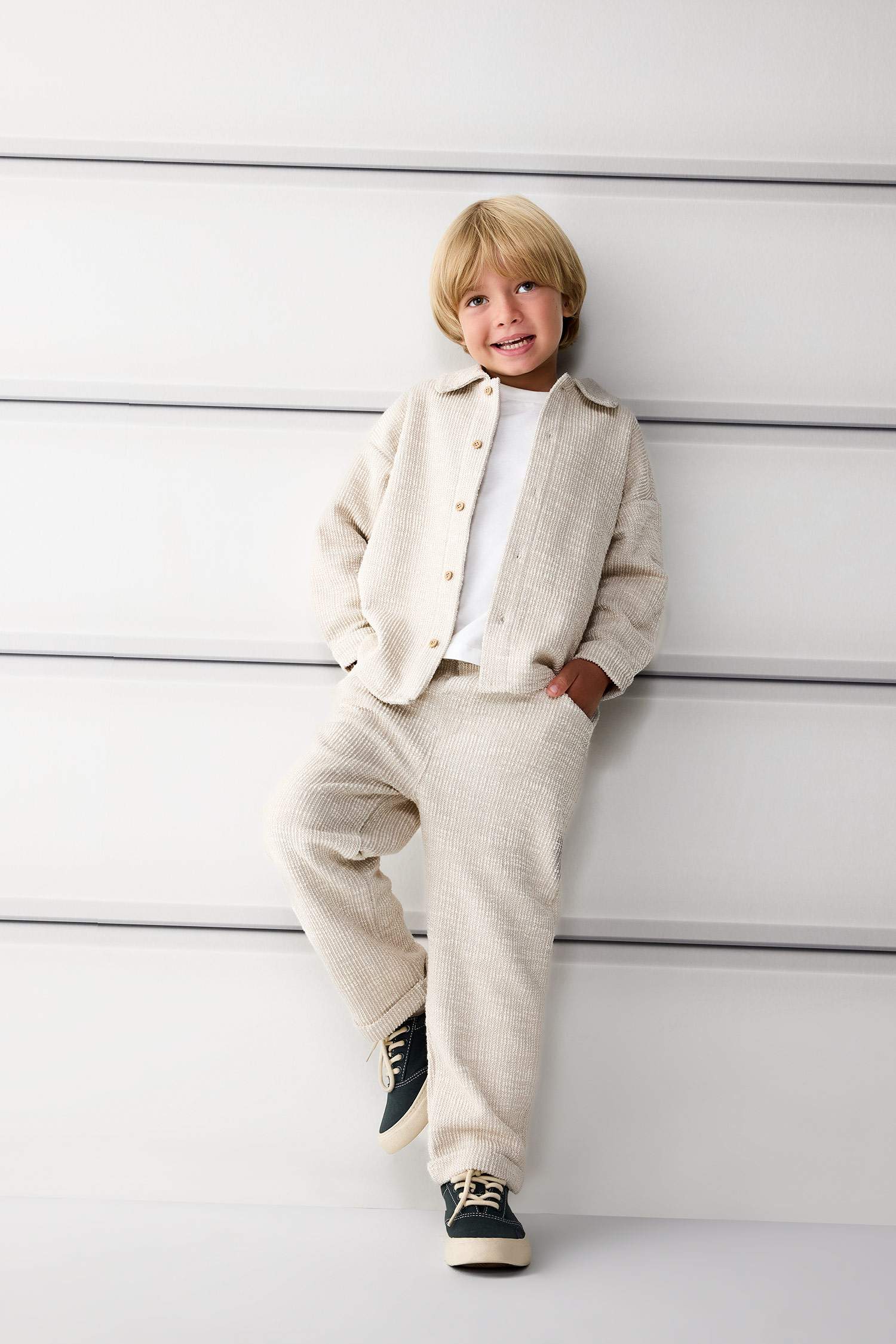 سيت بيبي ولادي قميص وبنطلون - قطعتين