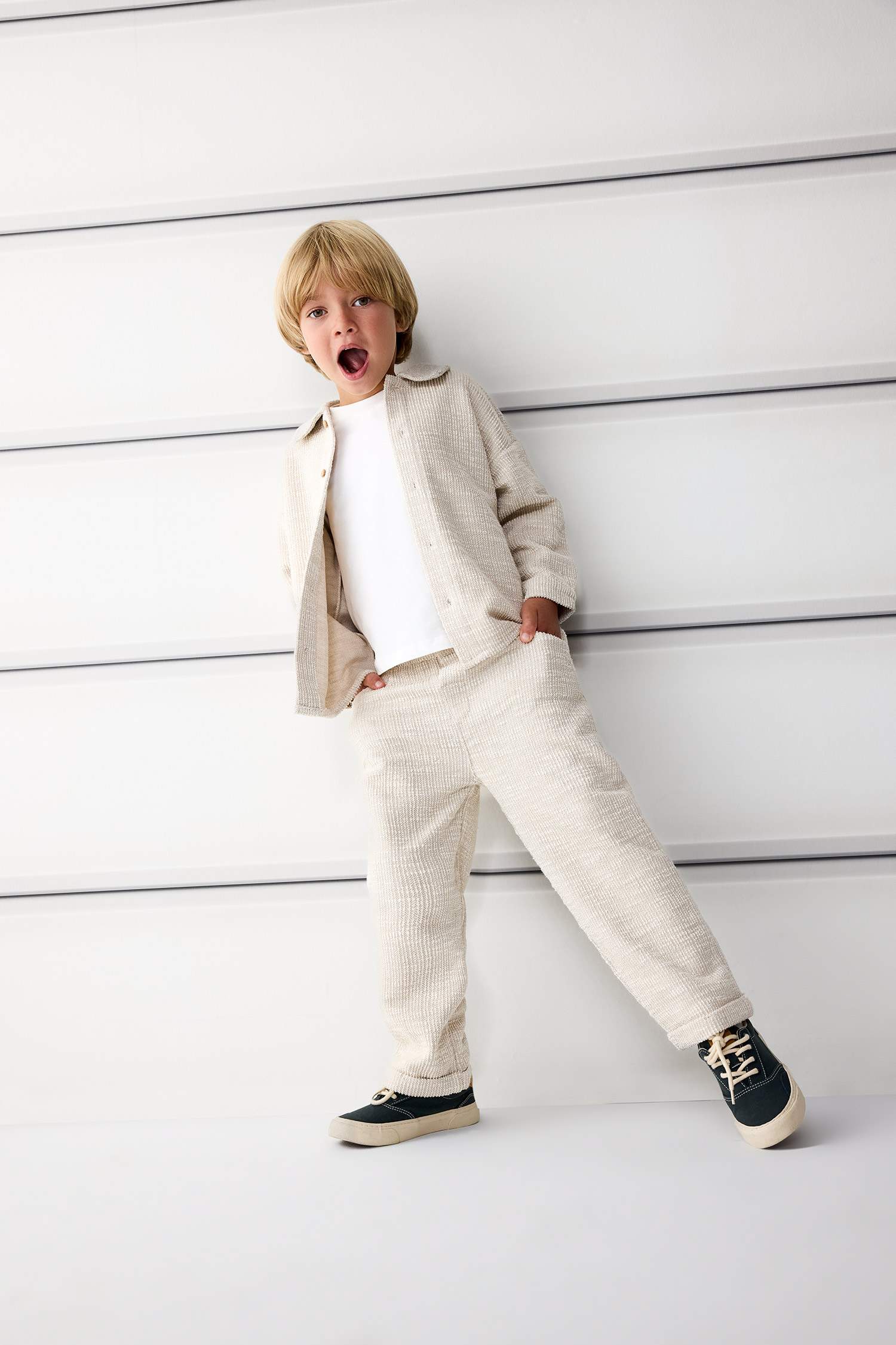 سيت بيبي ولادي قميص وبنطلون - قطعتين