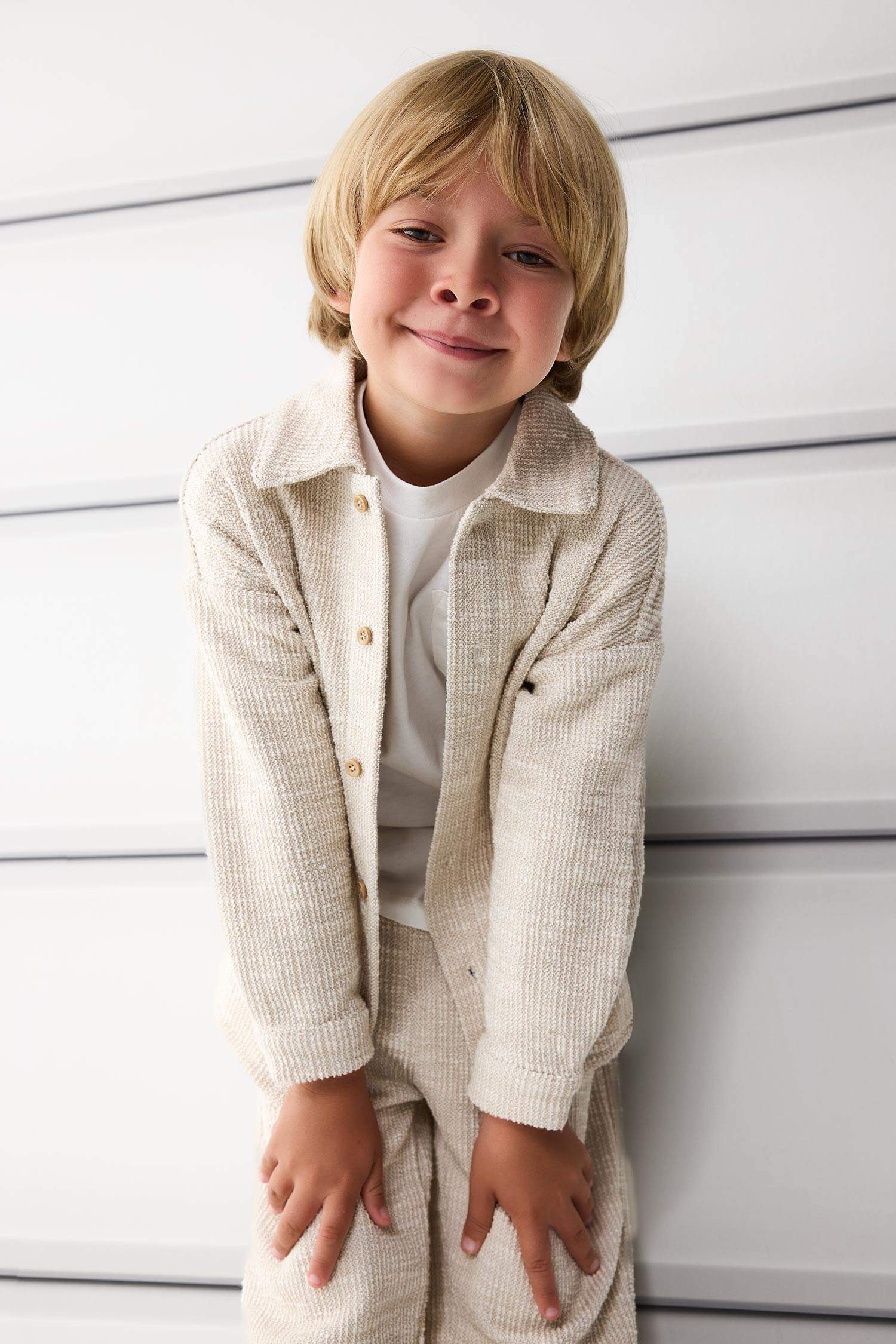 سيت بيبي ولادي قميص وبنطلون - قطعتين