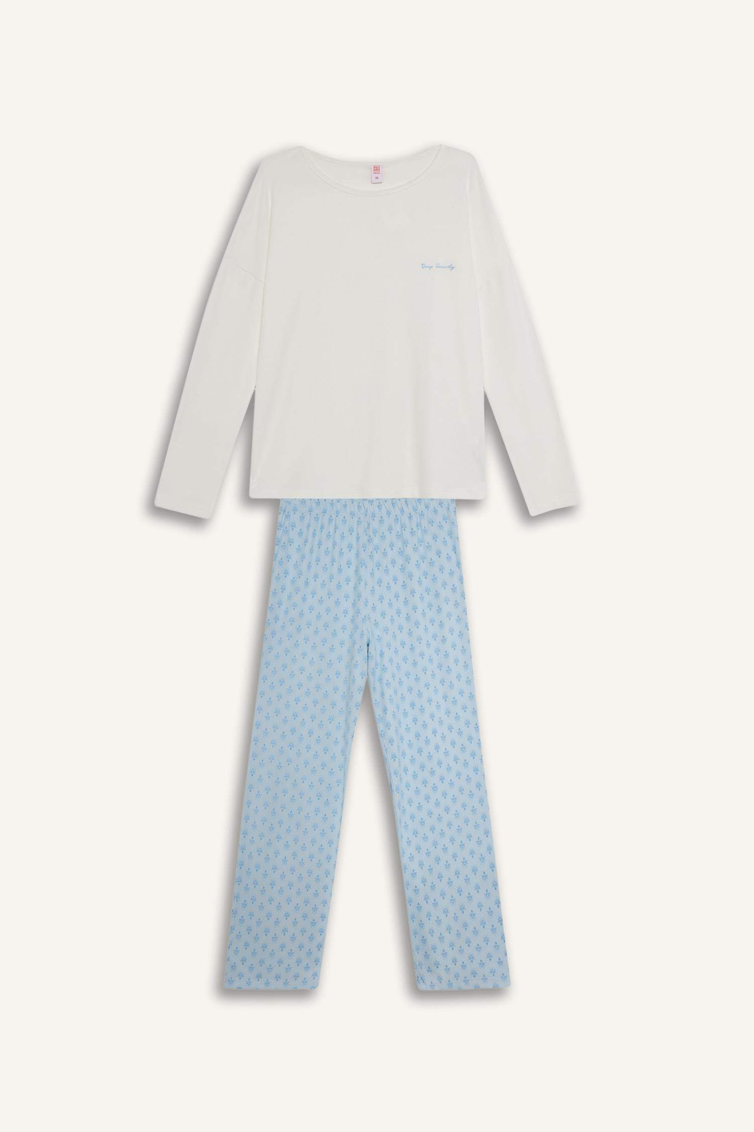 سيت قصة عادية ردن طويل - قطعتين