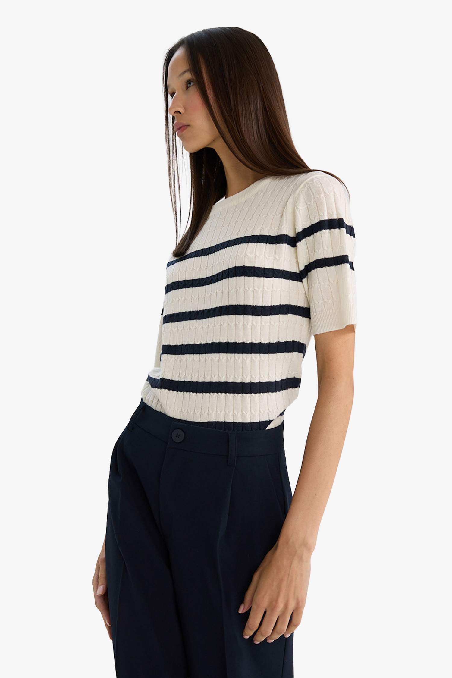 Свитер с круглым вырезом Regular Fit