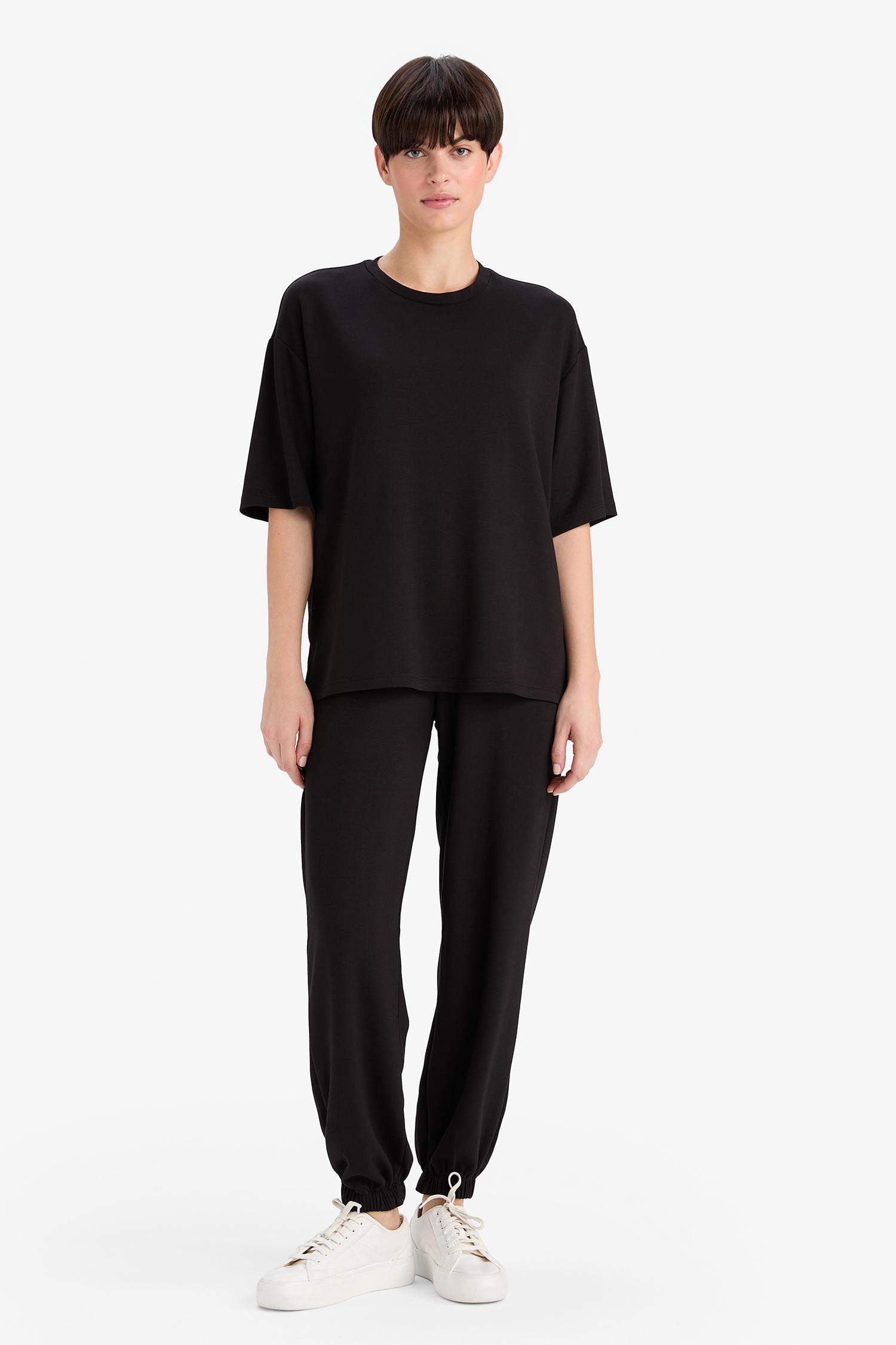 Jogger Fit Basic Düz Cepli Eşofman Altı