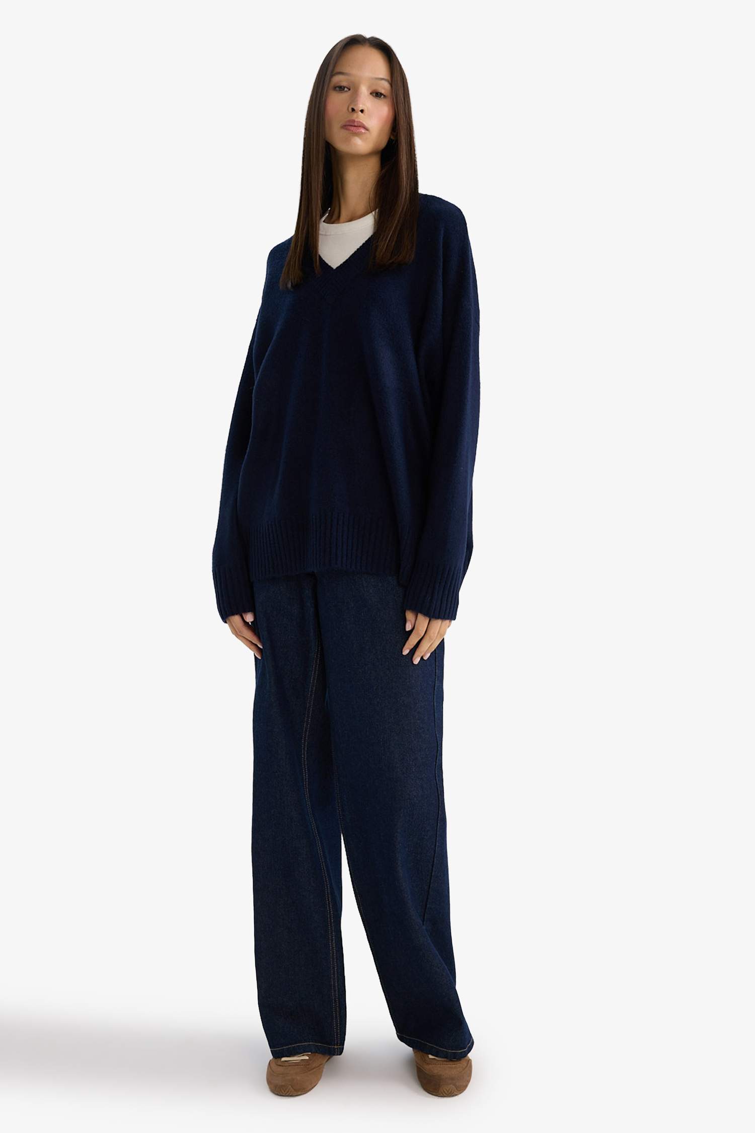 Oversize Triko Kazak