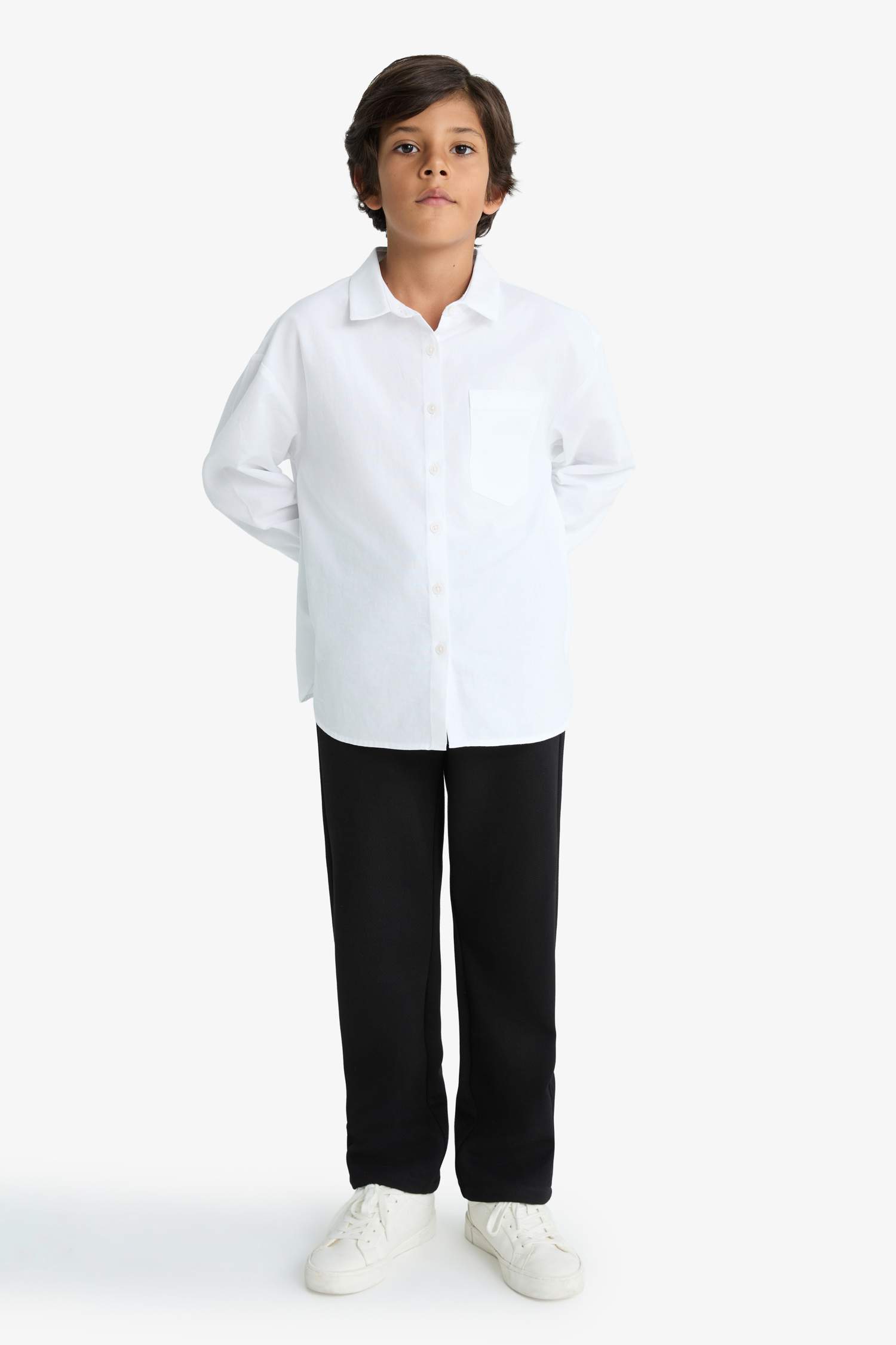 سروال أولاد قصة عادية ستاندارت بخصر مطاطي