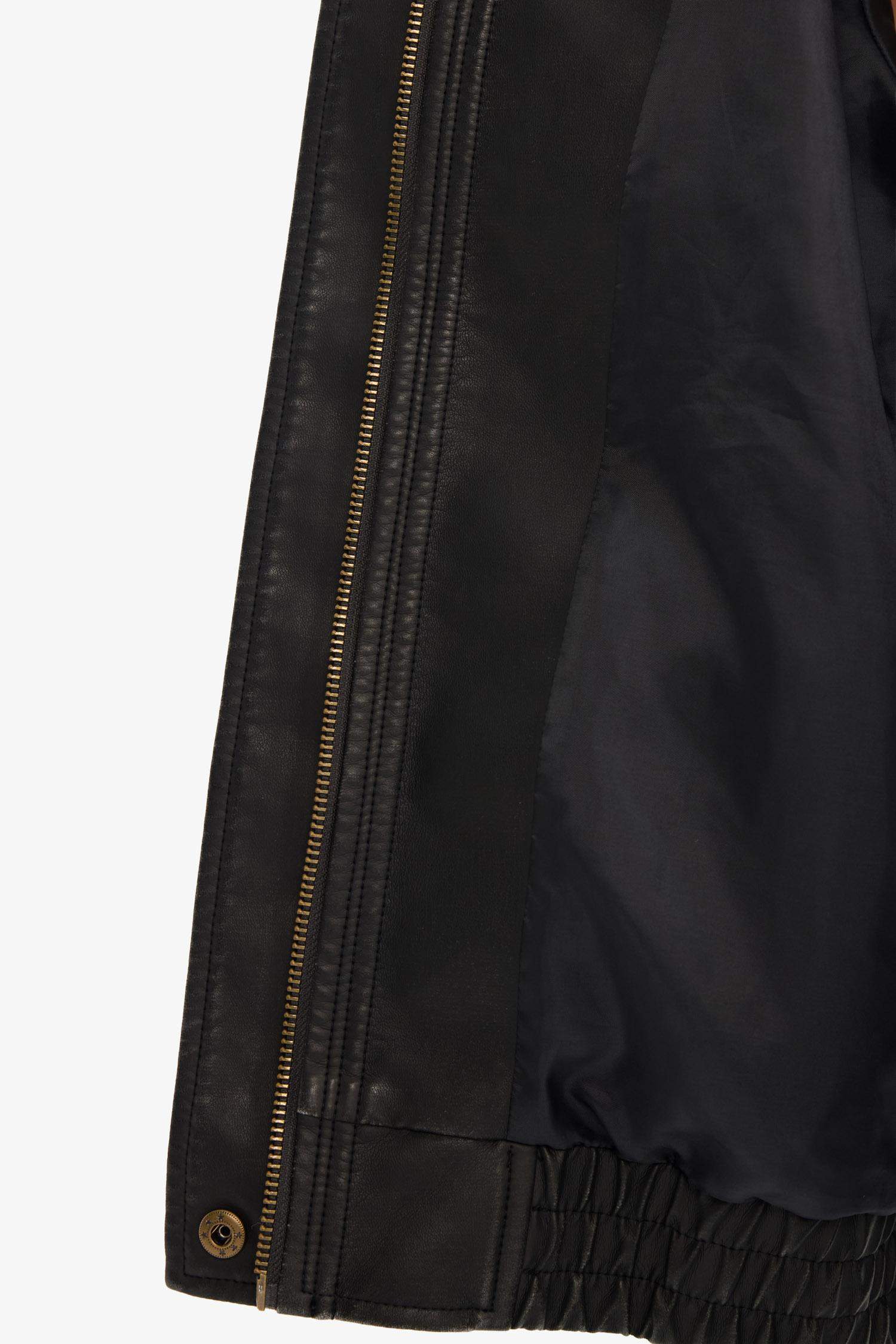 جاكيت جلد صناعي داد فيت