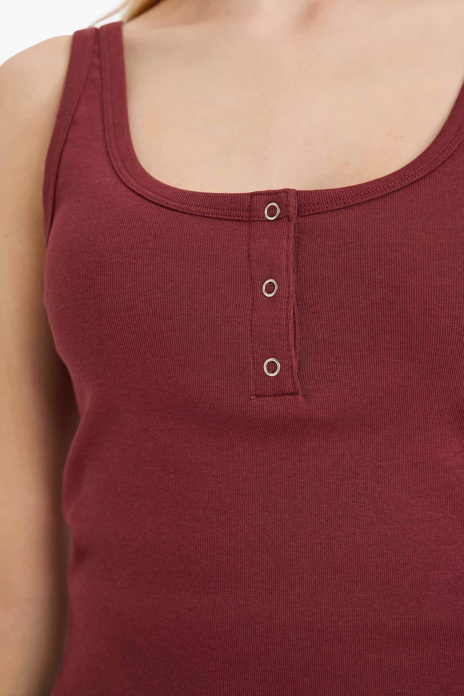 Майка из модала Fitted