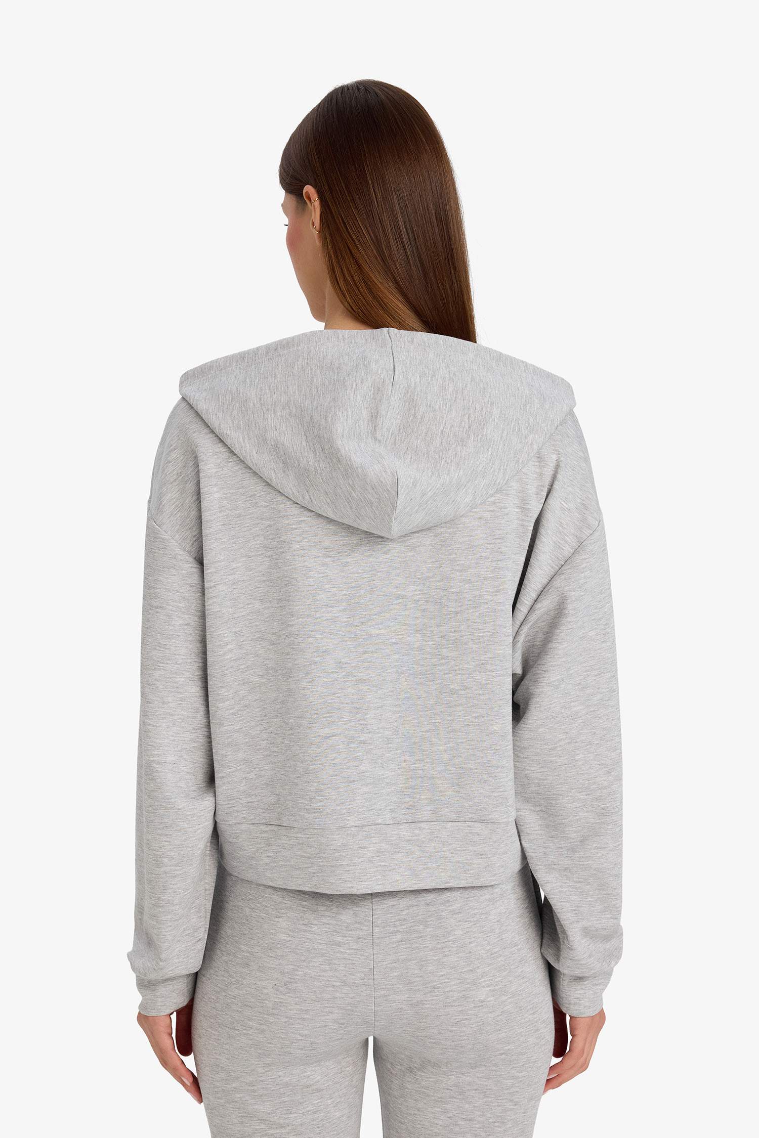 Loose Fit капюшоны бар модал кардиган