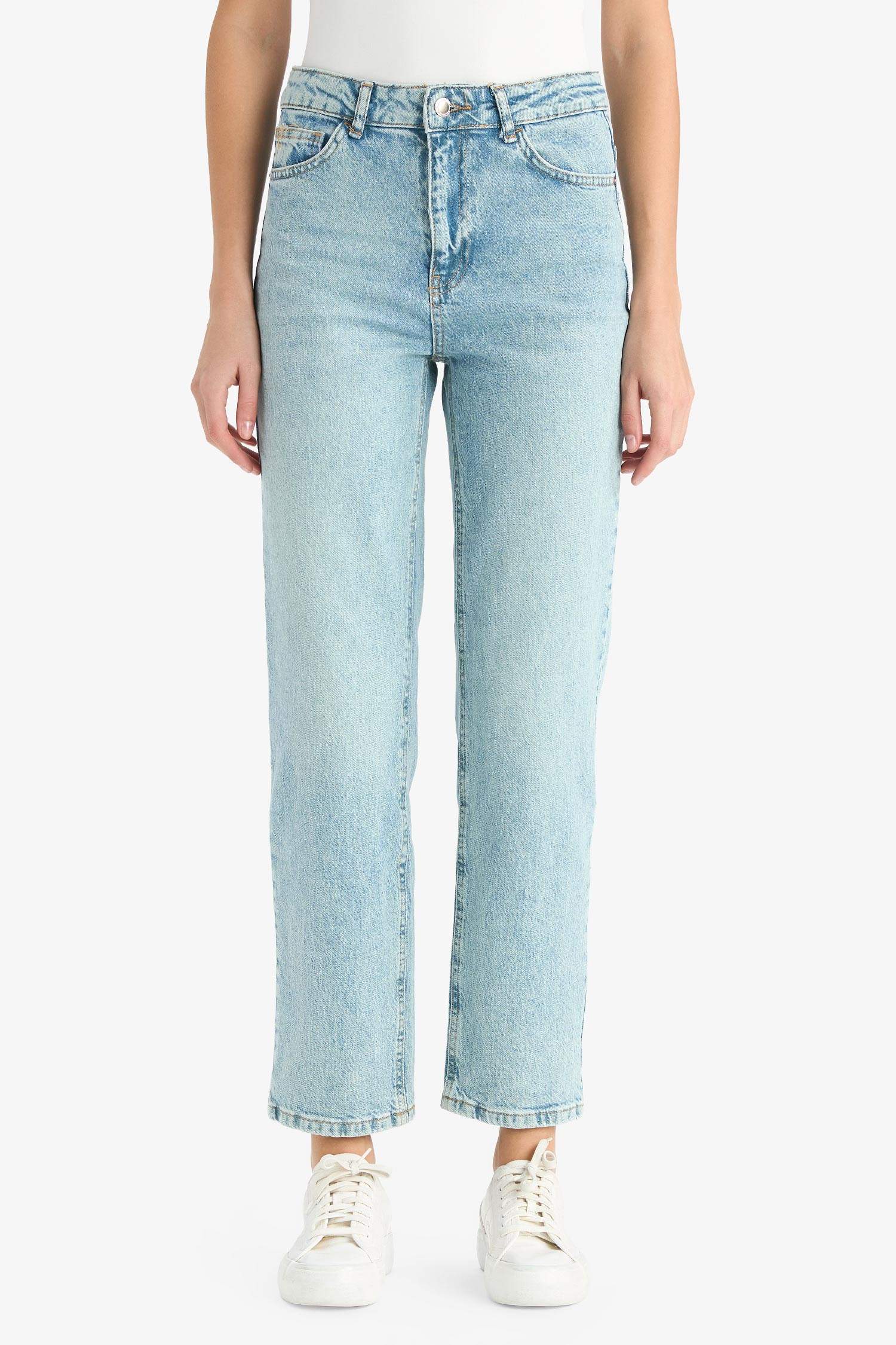 Comfort Straight Regular Waist Ankle Length Jeans