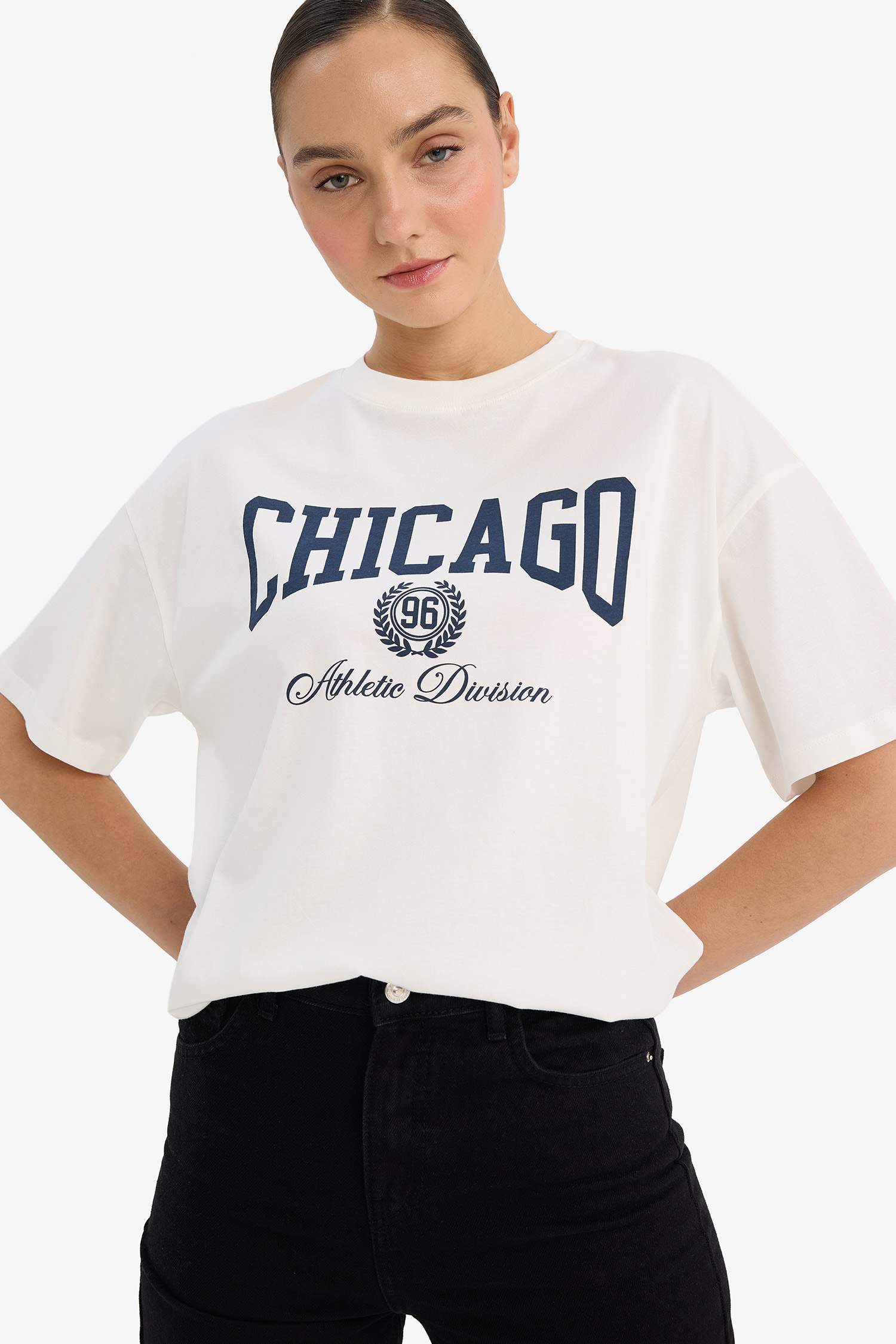 Футболка Oversize с принтом