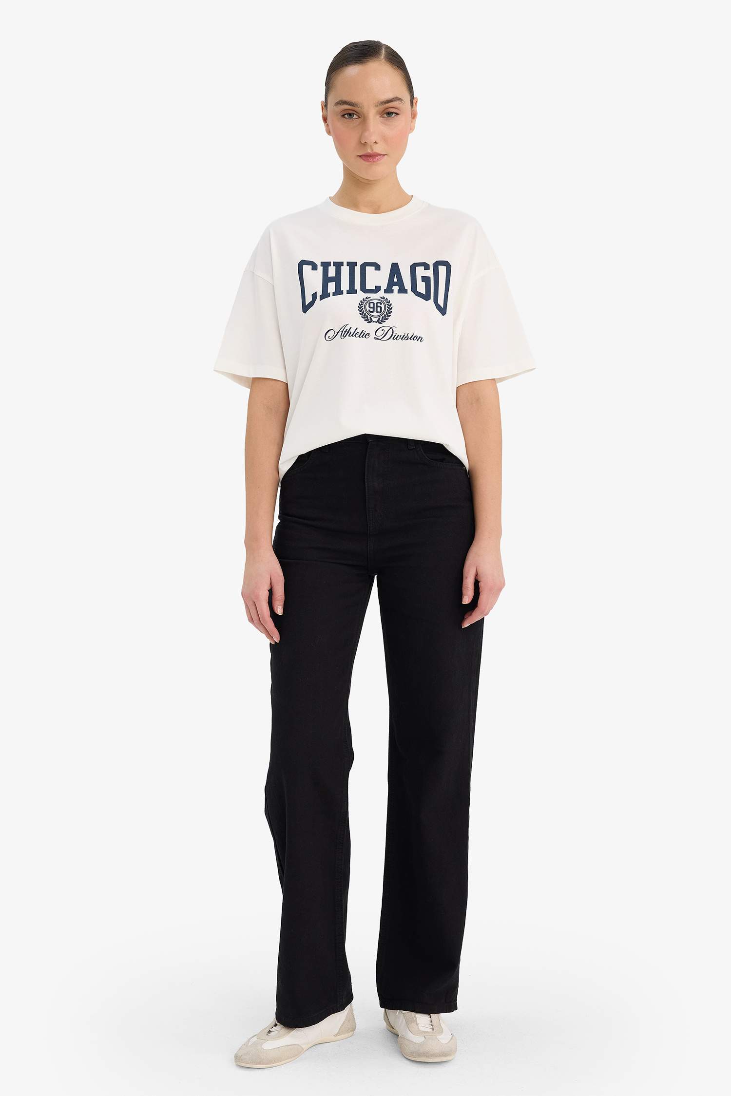 Футболка Oversize с принтом