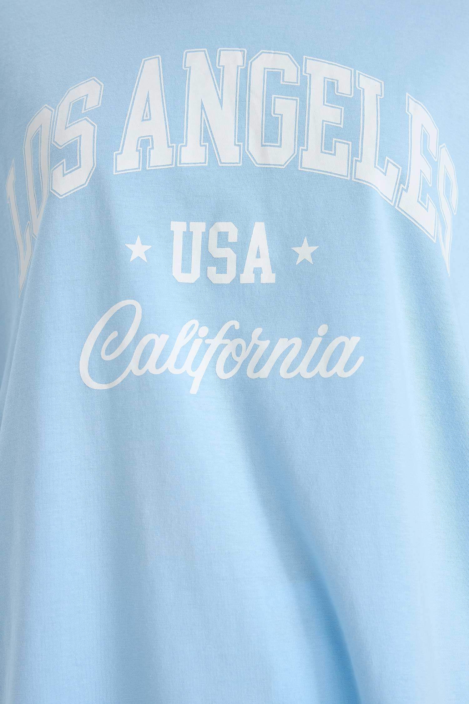 Футболка Oversize с принтом и коротким рукавом