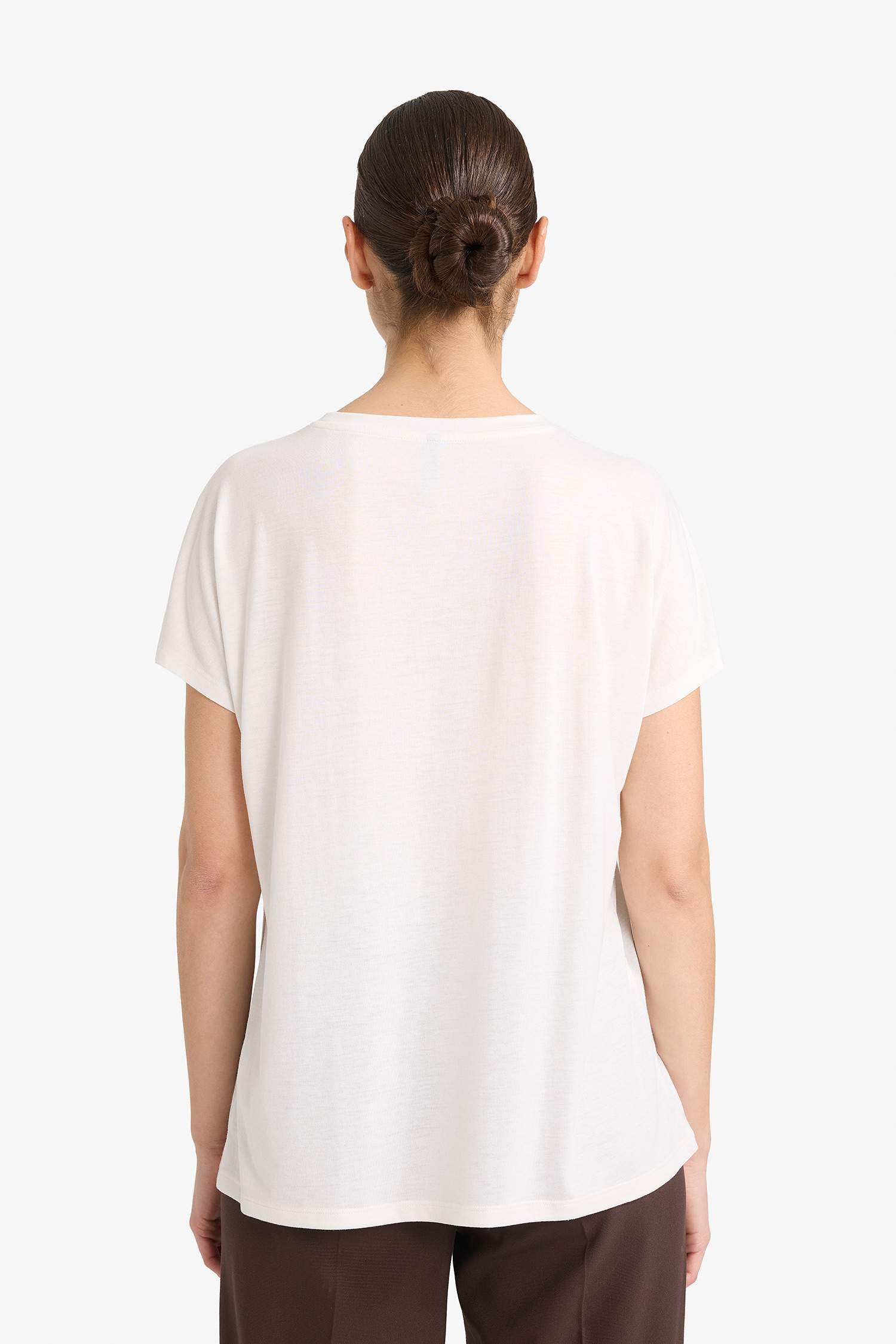 Футболка Regular Fit с цветочным принтом и коротким рукавом