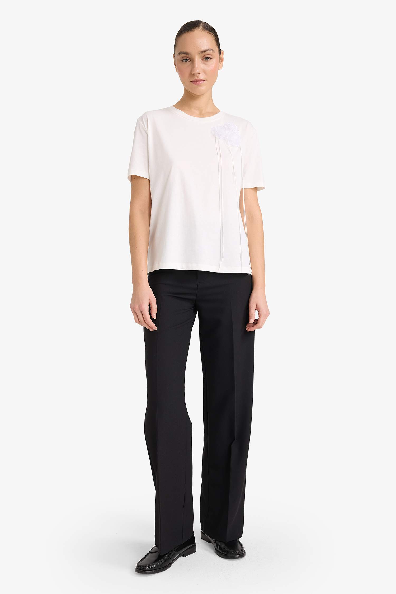 Трикотажная футболка Regular Fit с 3D эффектом