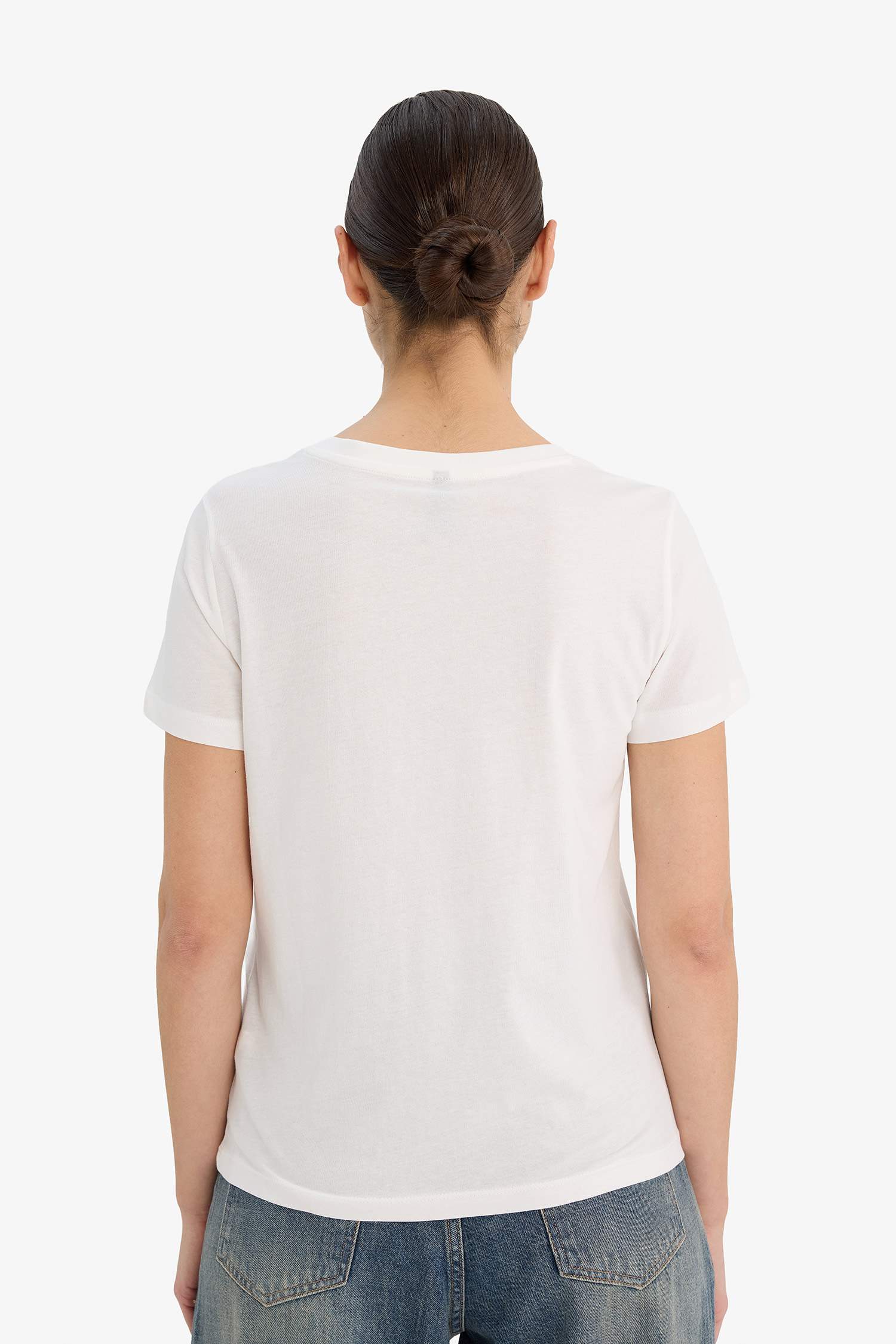 Трикотажная футболка Regular Fit с надписью