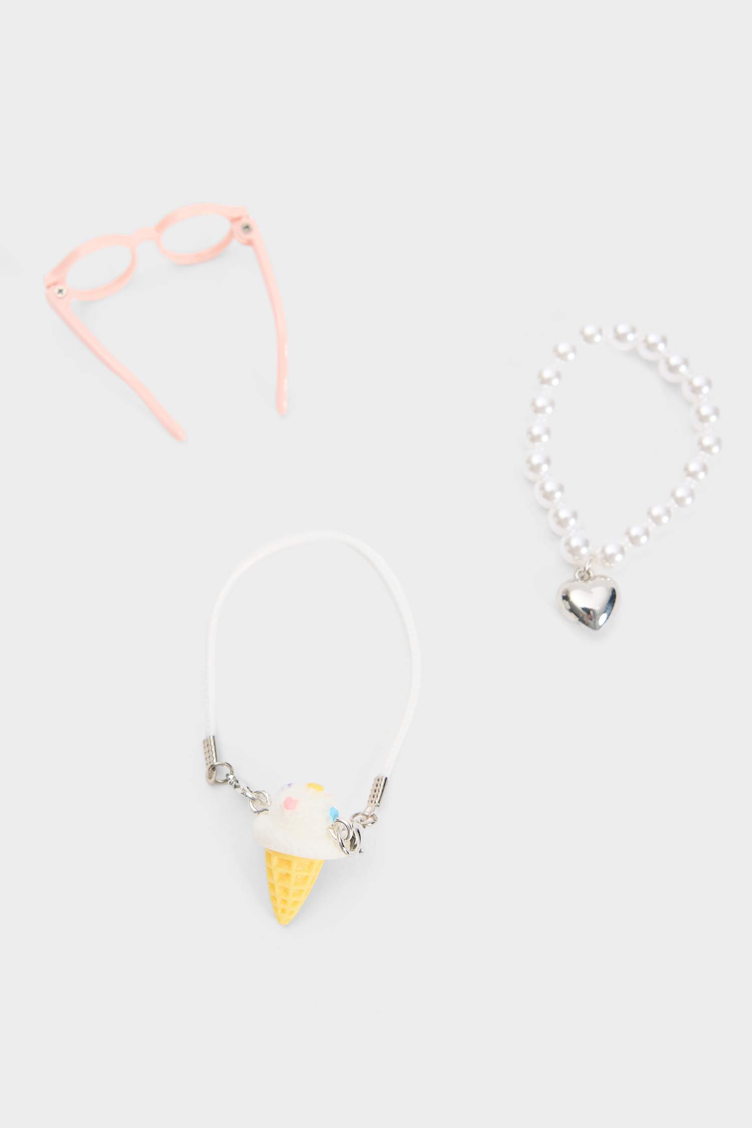 Kadın Mavi Detaylı Giydirilebilir Anahtarlık Kostümü