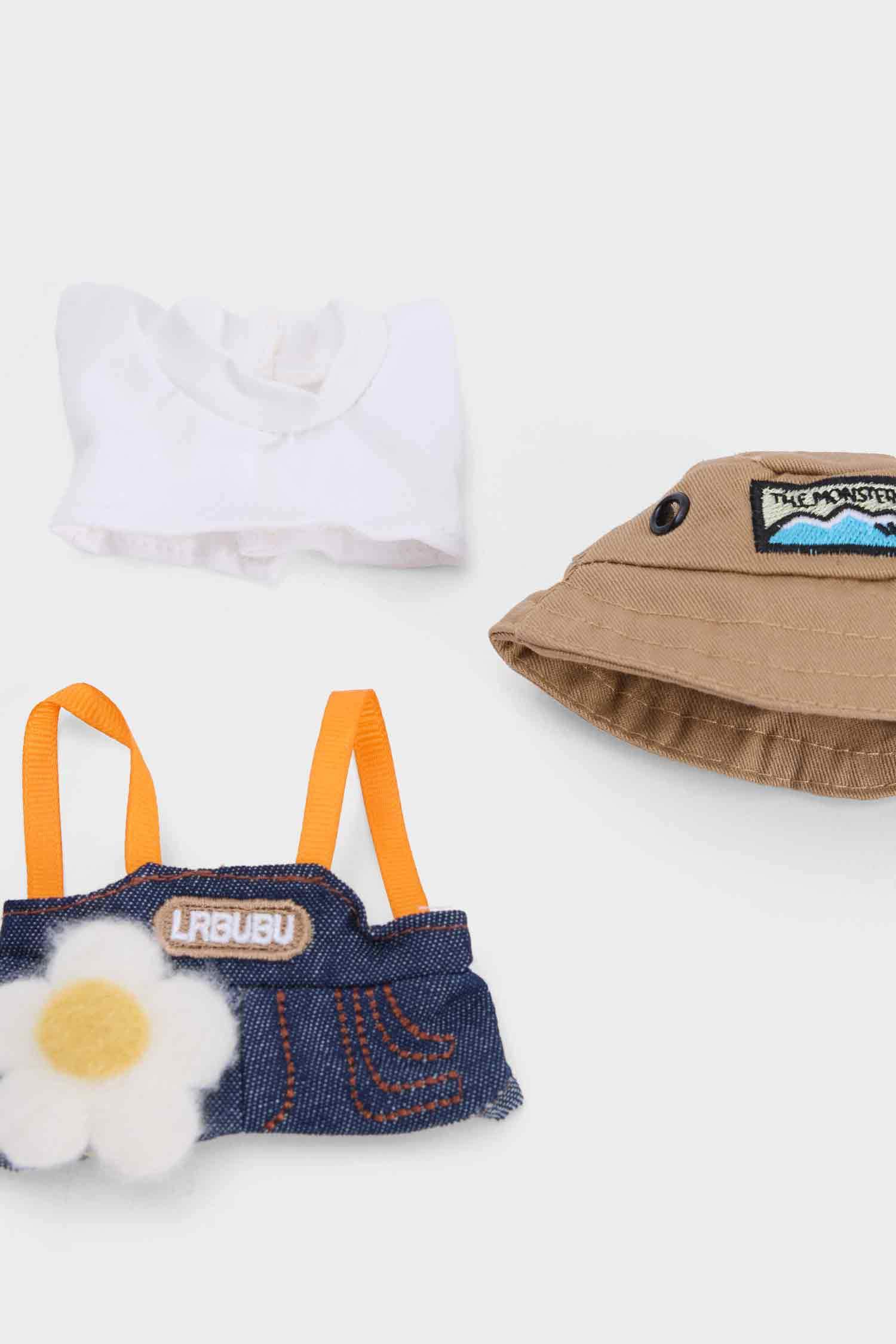 Kadın Papatya Detaylı Giydirilebilir Anahtarlık Kostümü