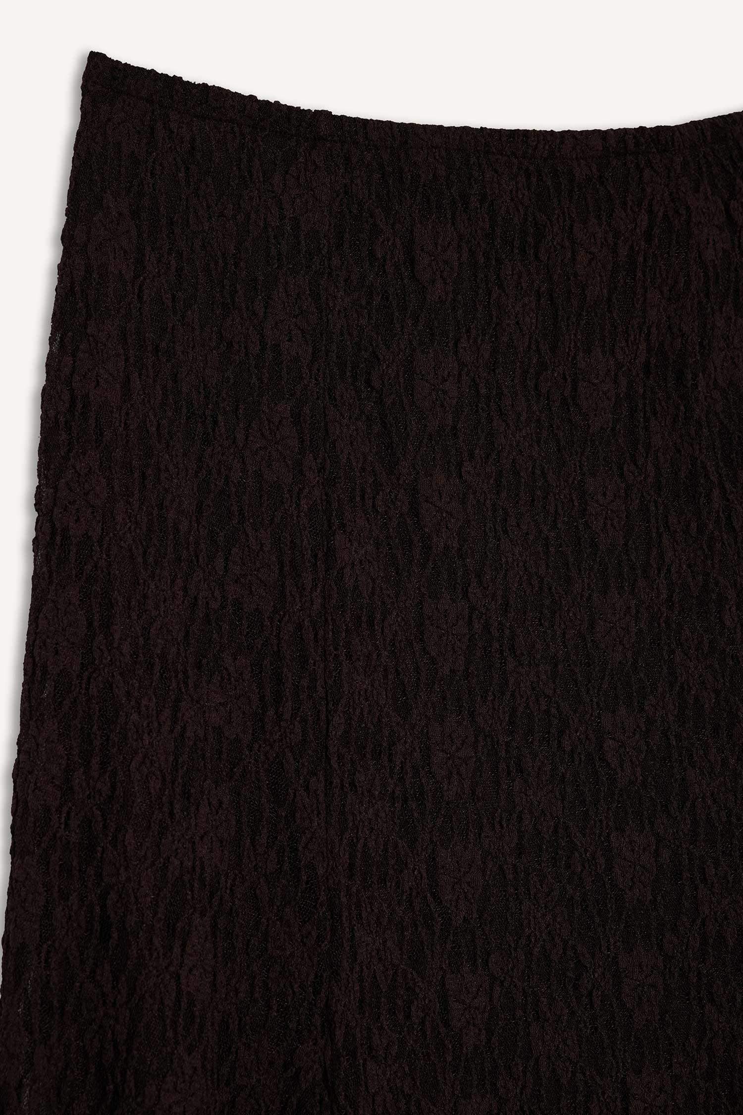 Jupe longue en dentelle Coupe A