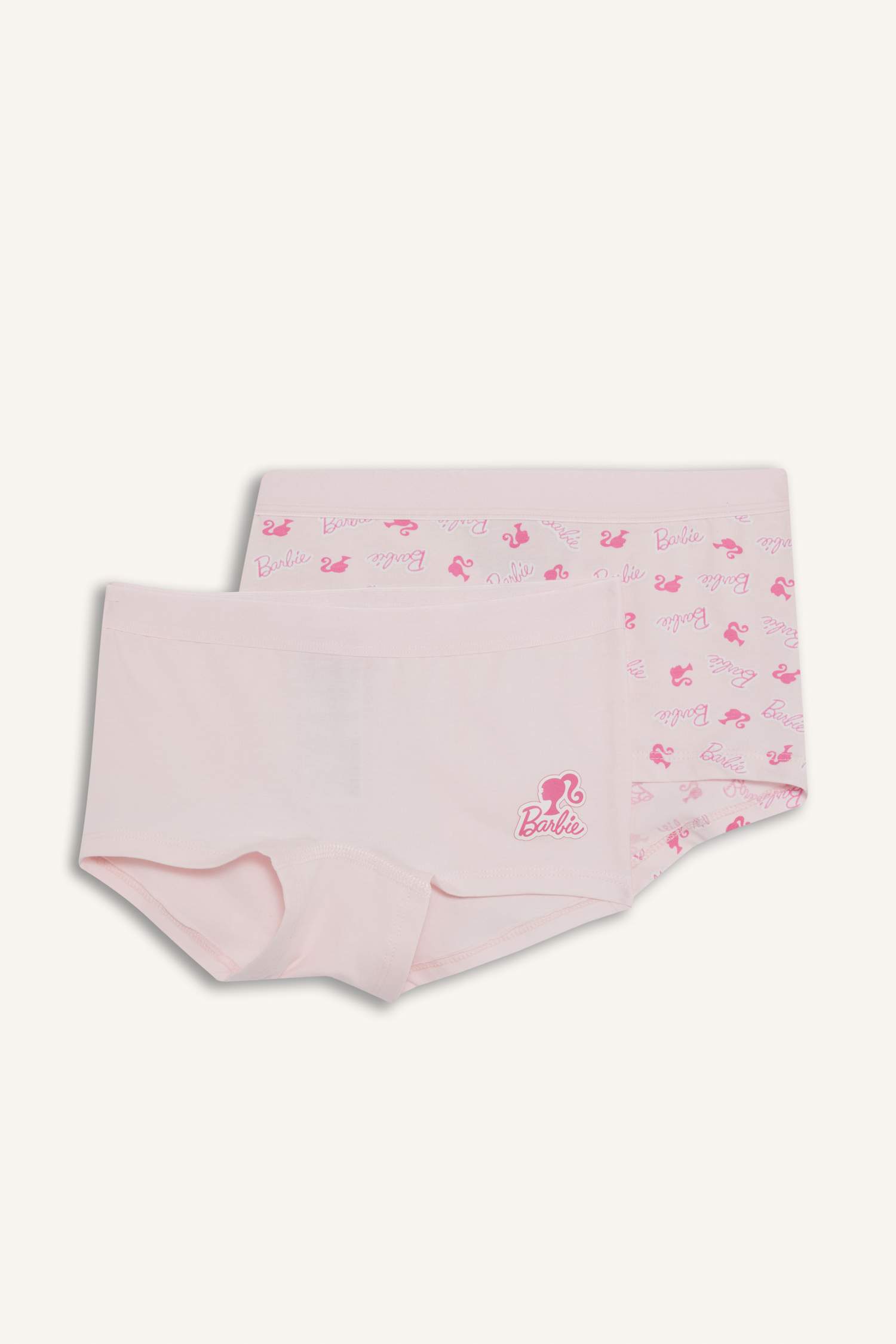 بوكسر بناتي ممشط من باربي - قطعتين