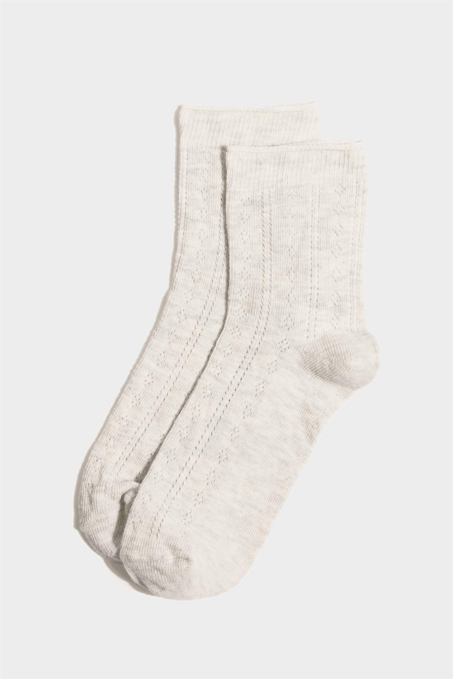 Lot de 3 Chaussettes en coton à volants pour femme