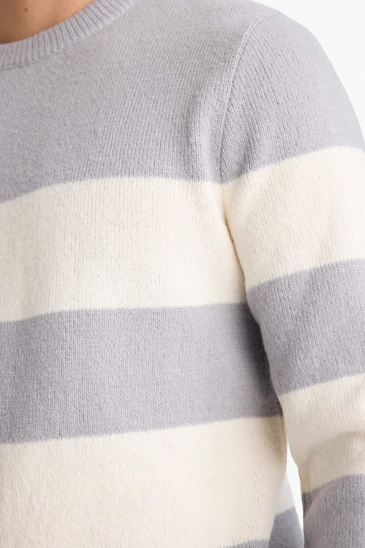 Pull tricot à col rond Coupe standard