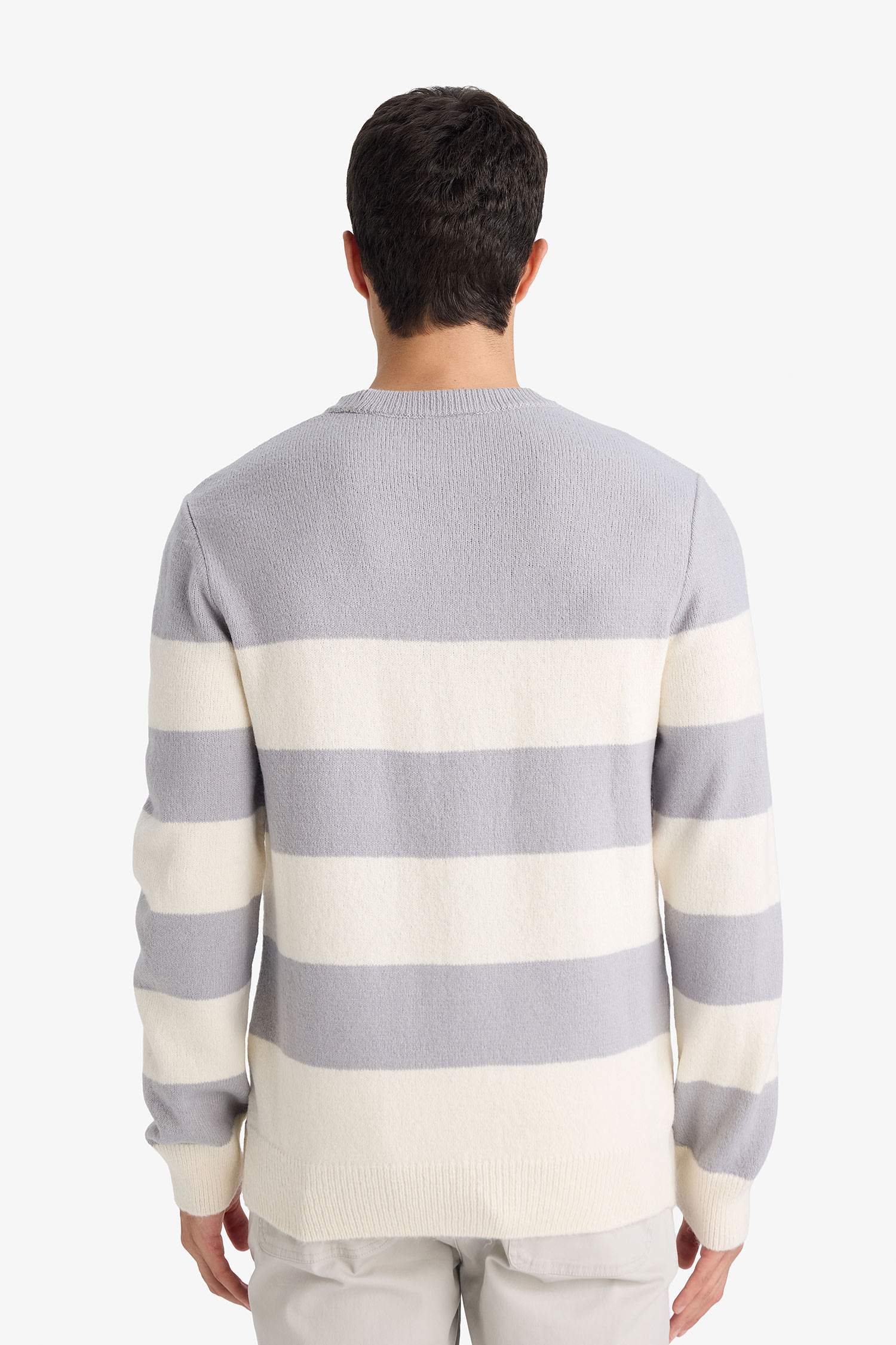 Pull tricot à col rond Coupe standard