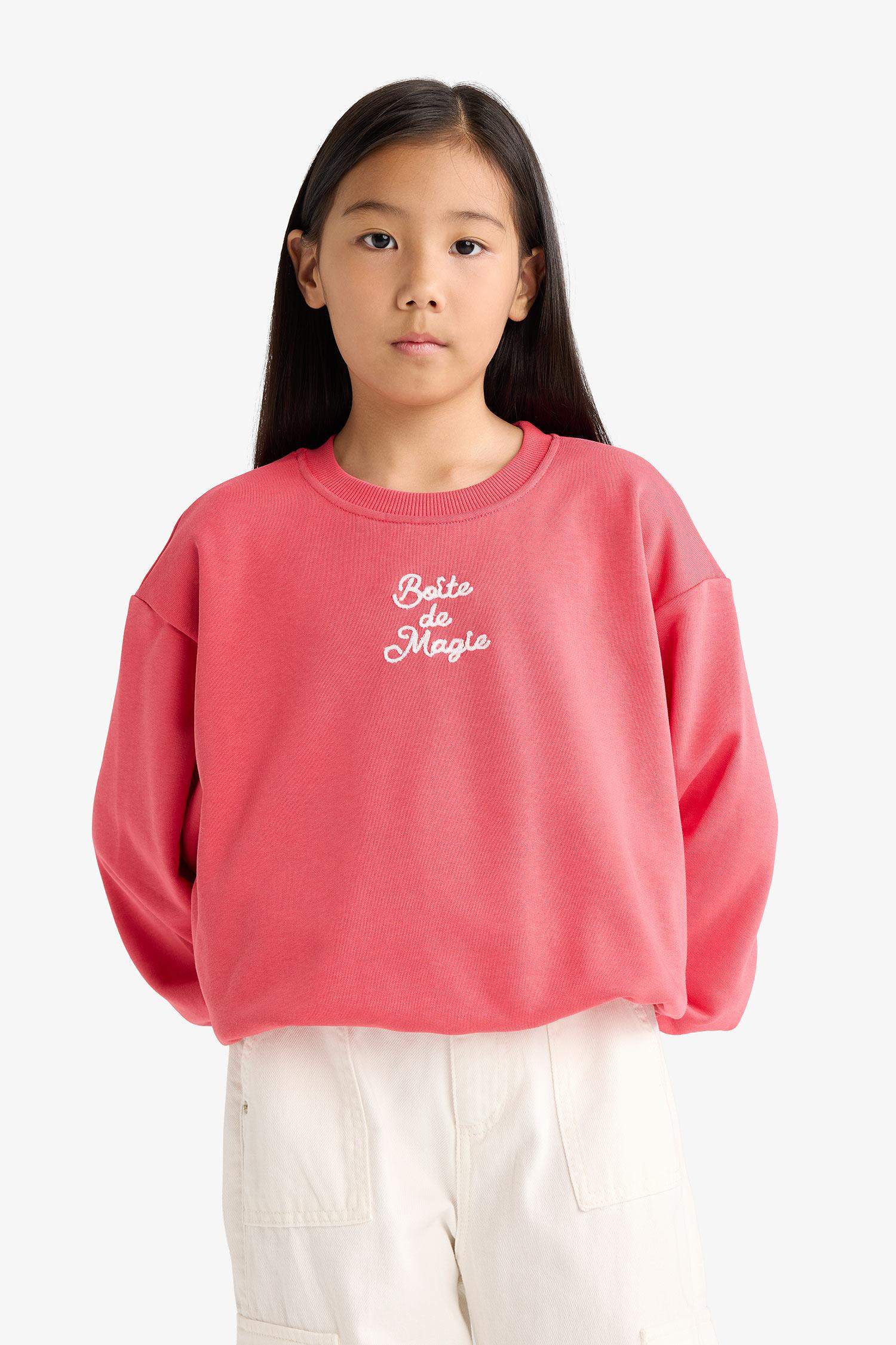 Қыздарға үлкен пішім Сұлу дөңгелек жаға Свитер