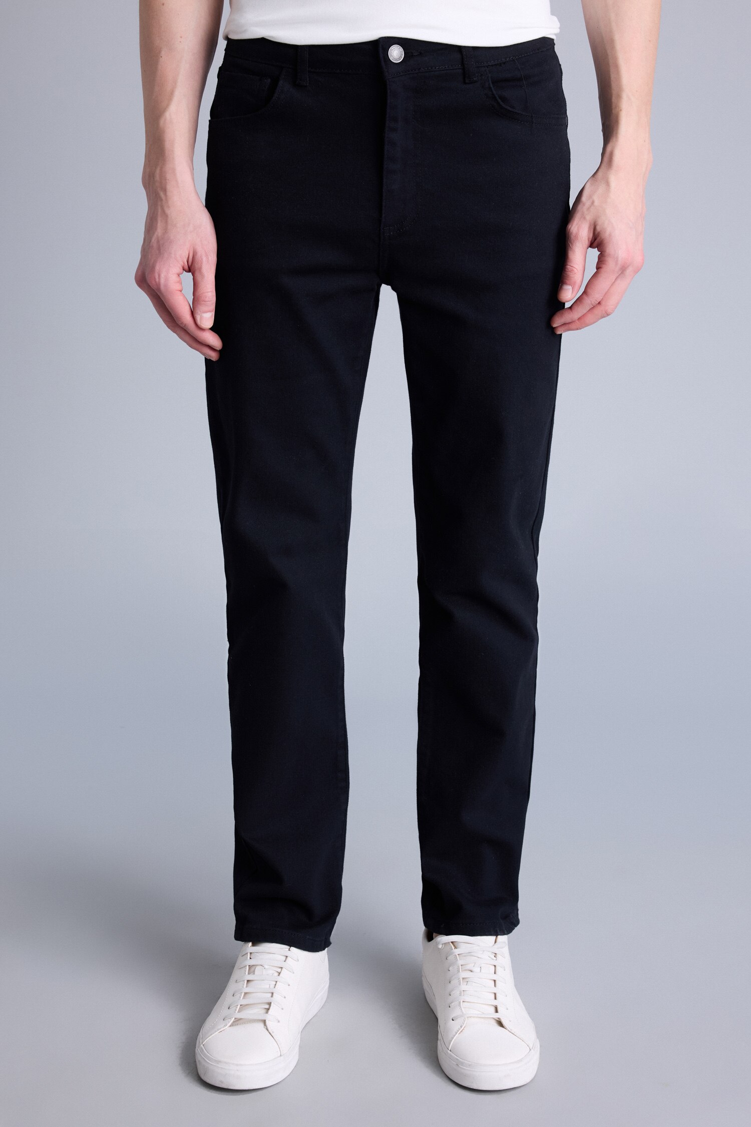 DeFacto Regular Fit Chino Kanvas Pantolon görsel 5