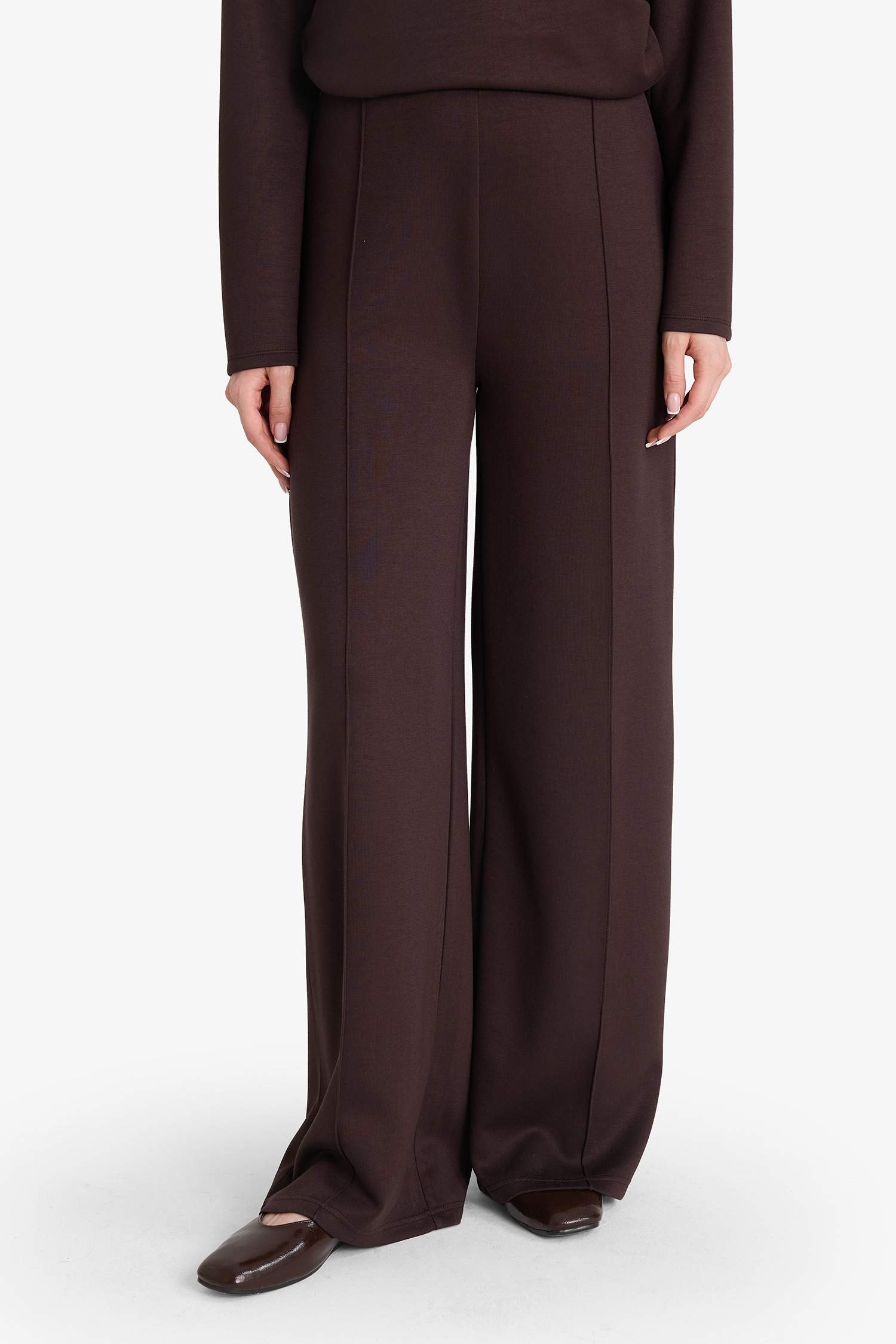 بنطرون كريب وايد ليج برجل واسع