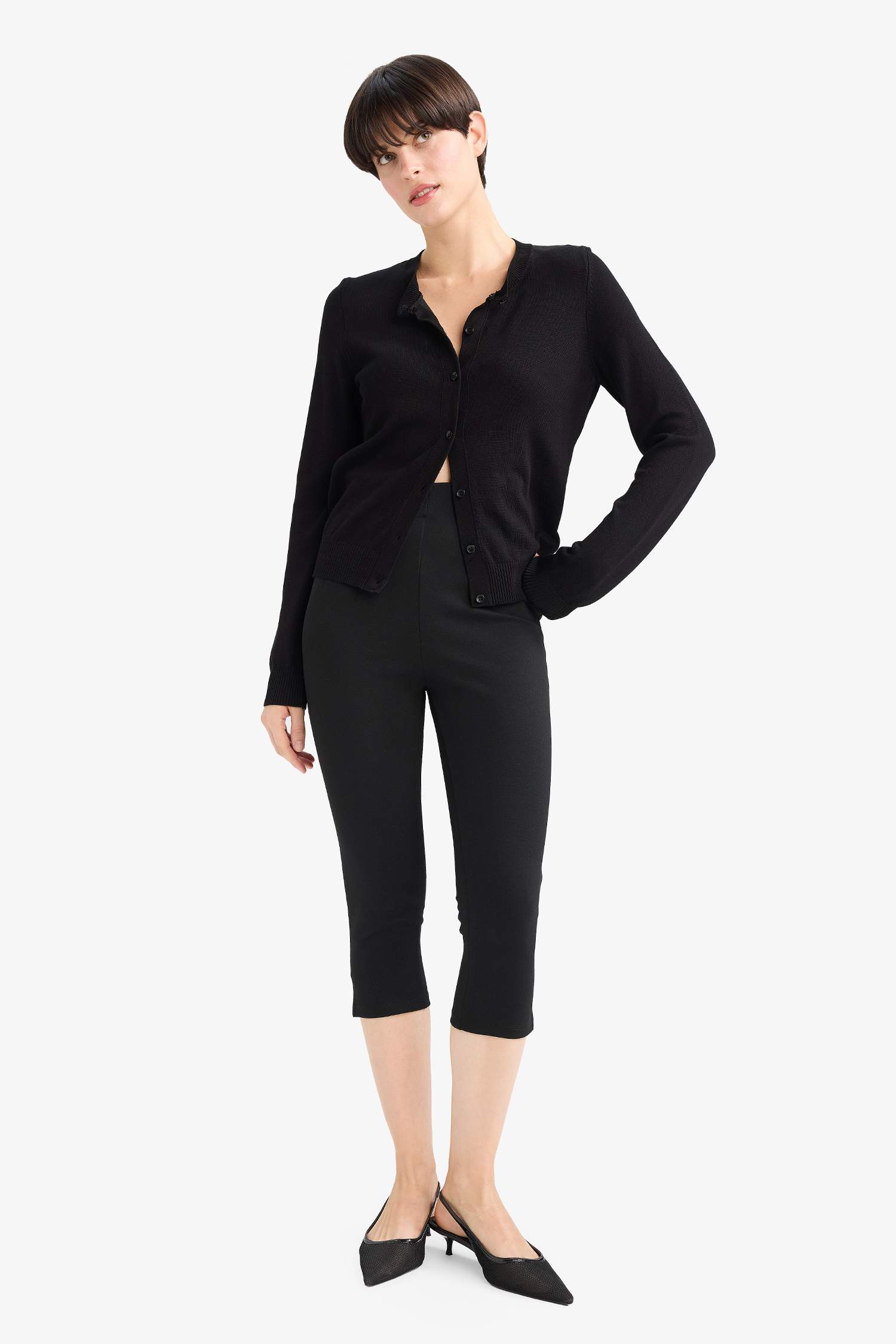 Pens Detaylı Kısa Tayt