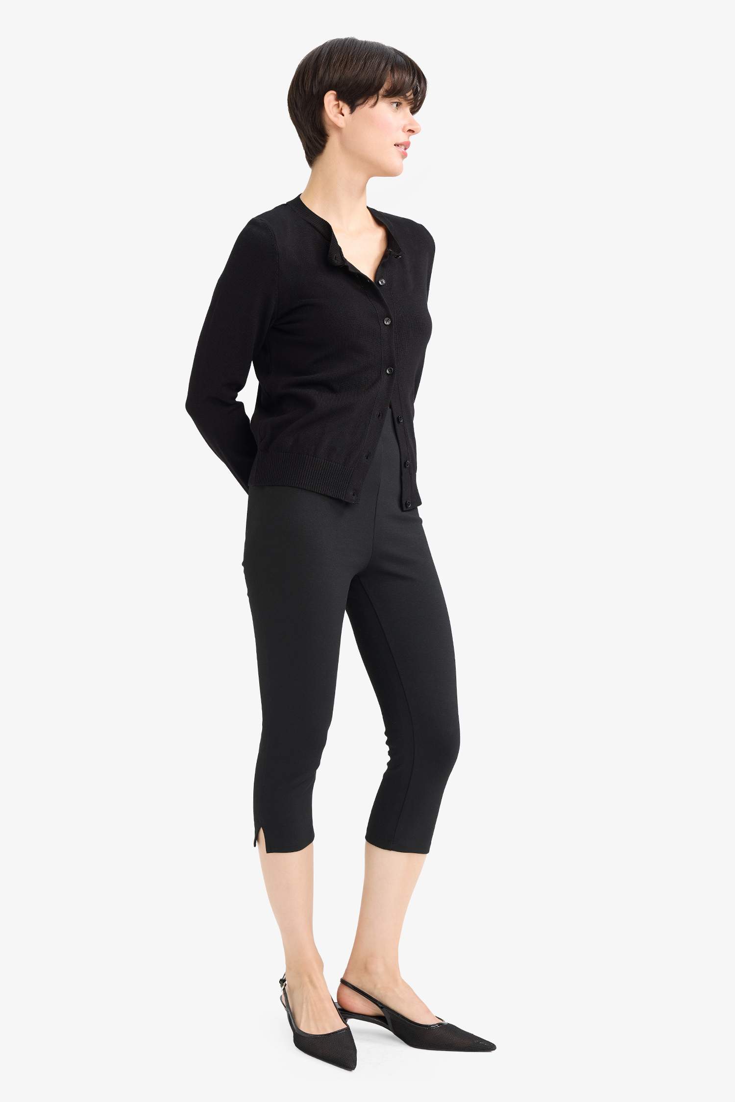 Pens Detaylı Kısa Tayt