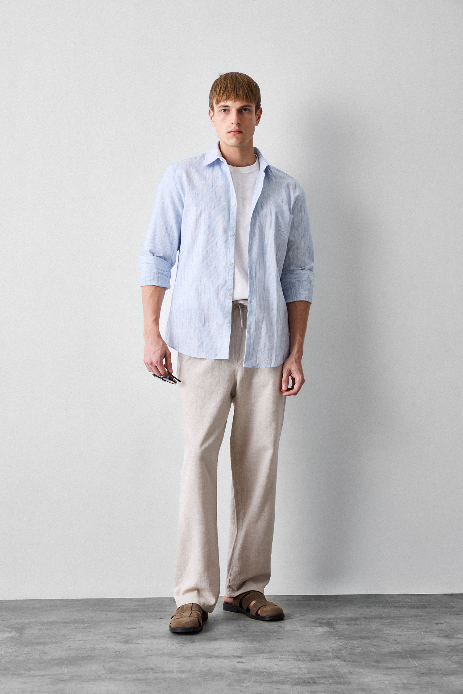 DeFacto %100 Pamuk Baggy Fit Pantolon görsel 2