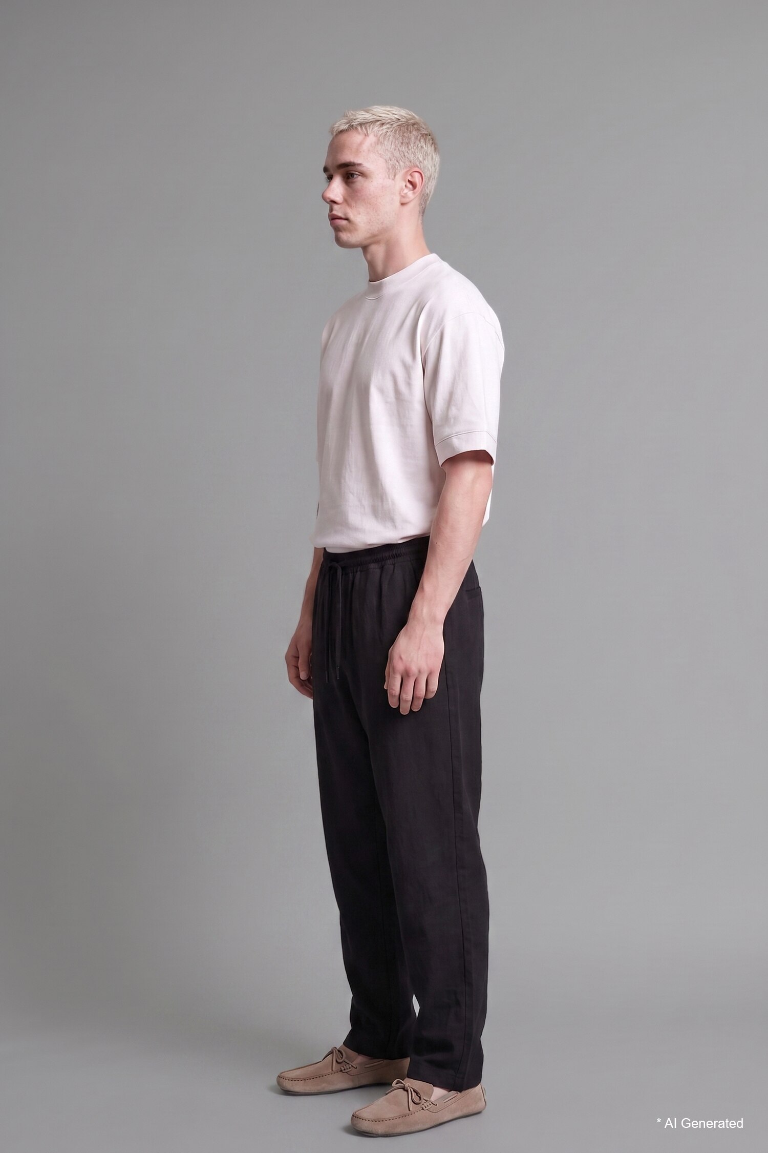 DeFacto %100 Pamuk Baggy Fit Pantolon görsel 3