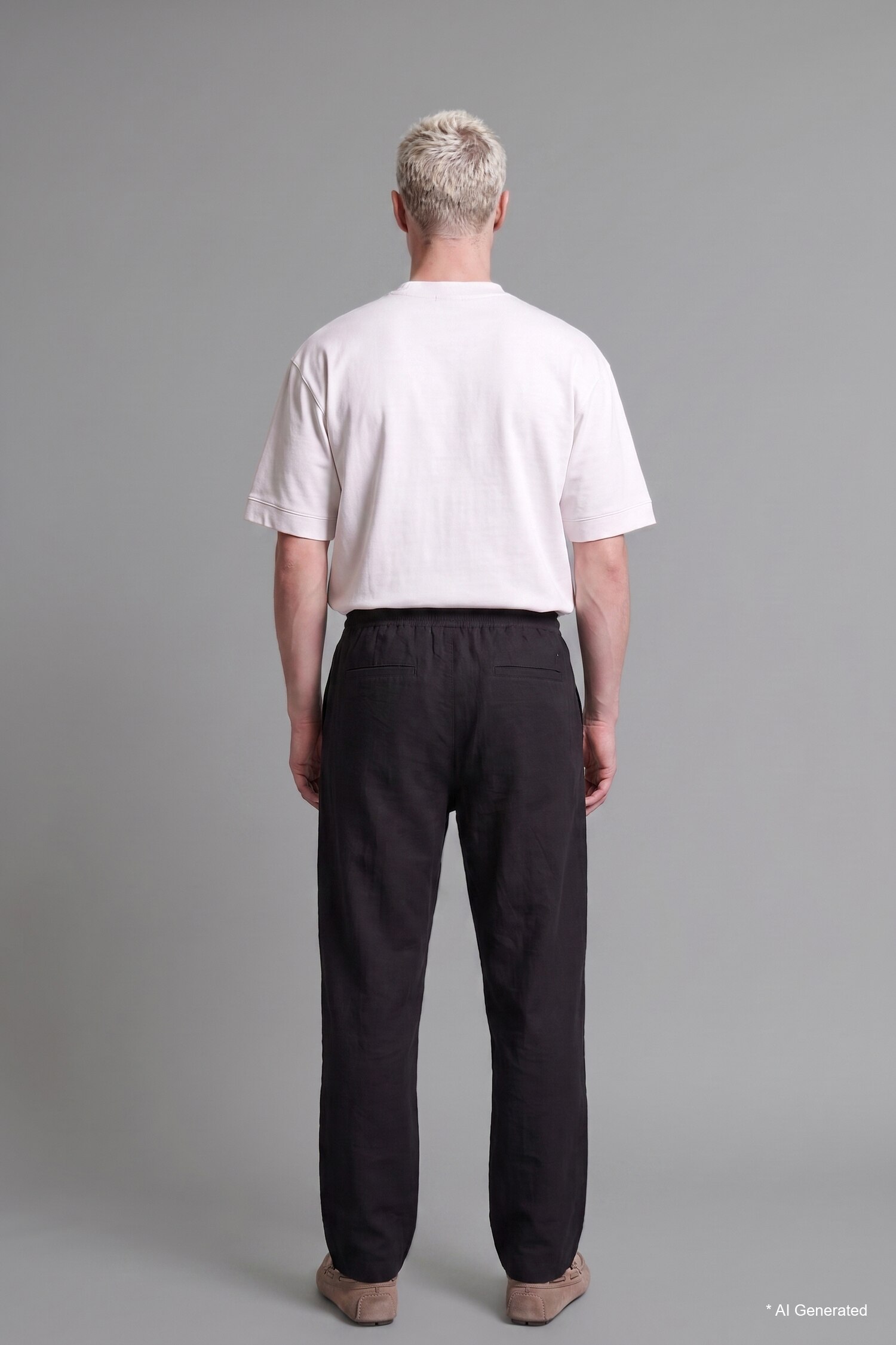 DeFacto %100 Pamuk Baggy Fit Pantolon görsel 4