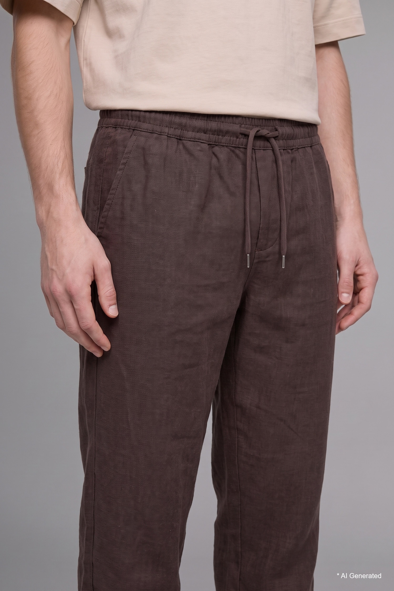 DeFacto %100 Pamuk Baggy Fit Pantolon görsel 5
