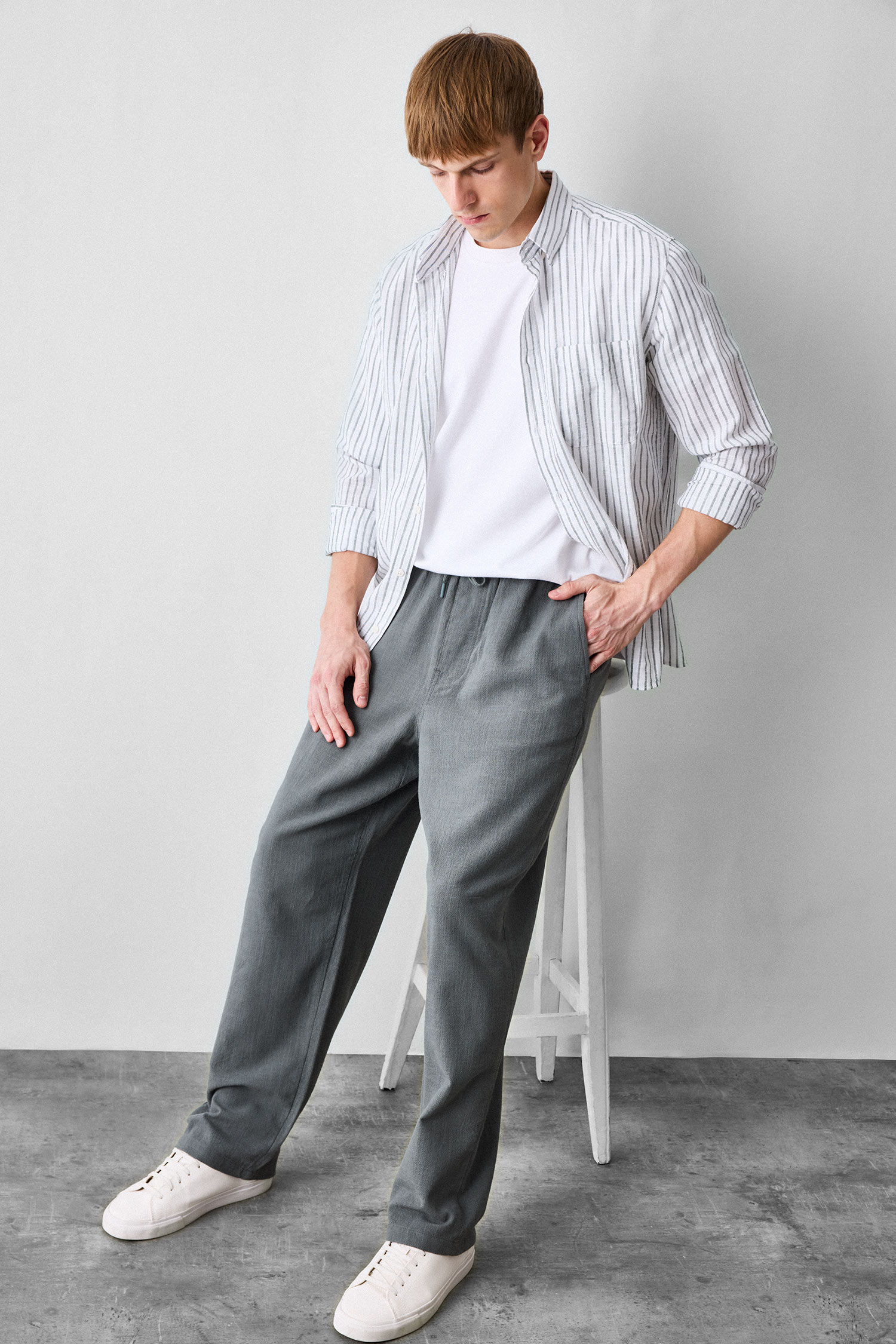 DeFacto %100 Pamuk Baggy Fit Pantolon