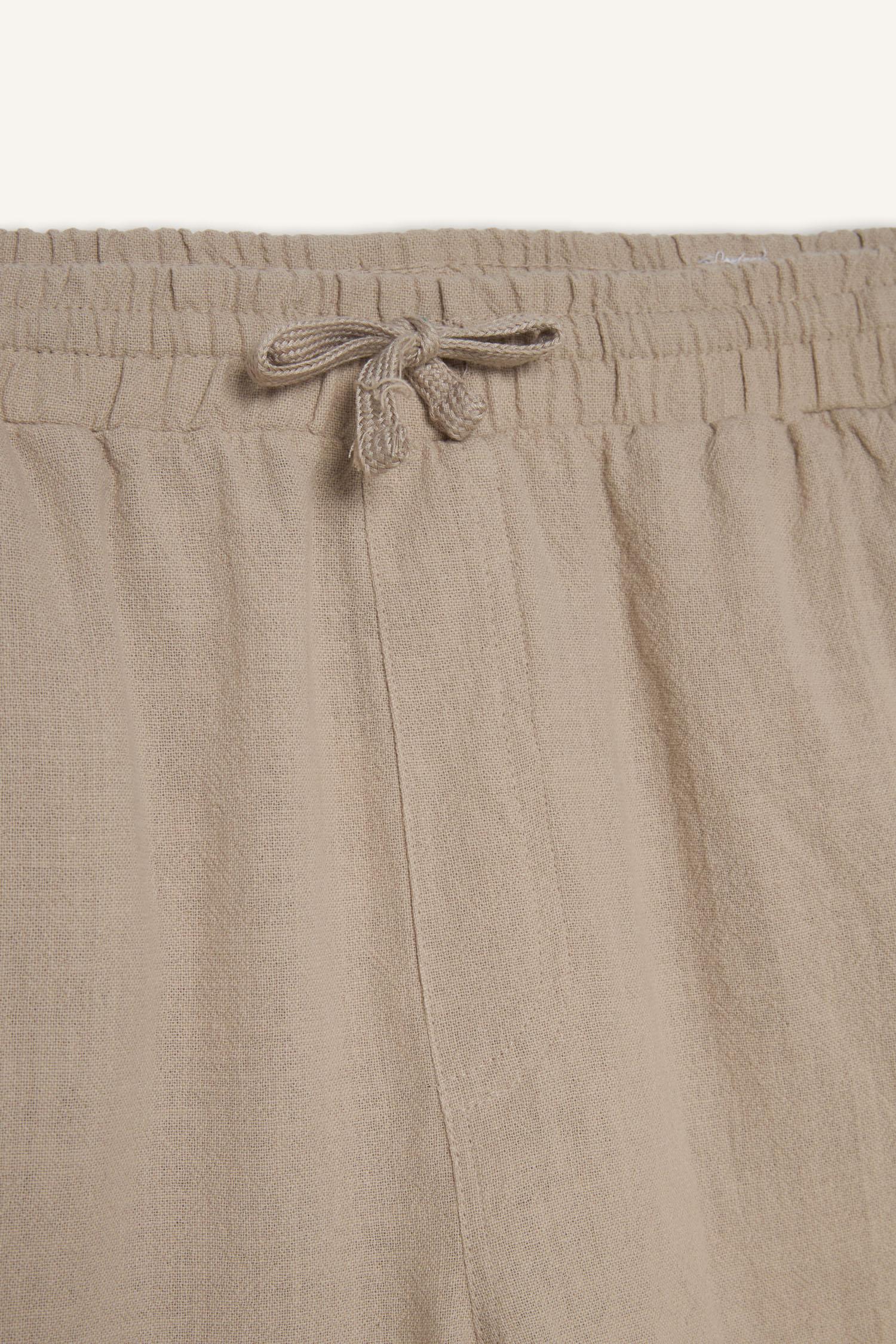 DeFacto %100 Pamuk Baggy Fit Pantolon görsel 7