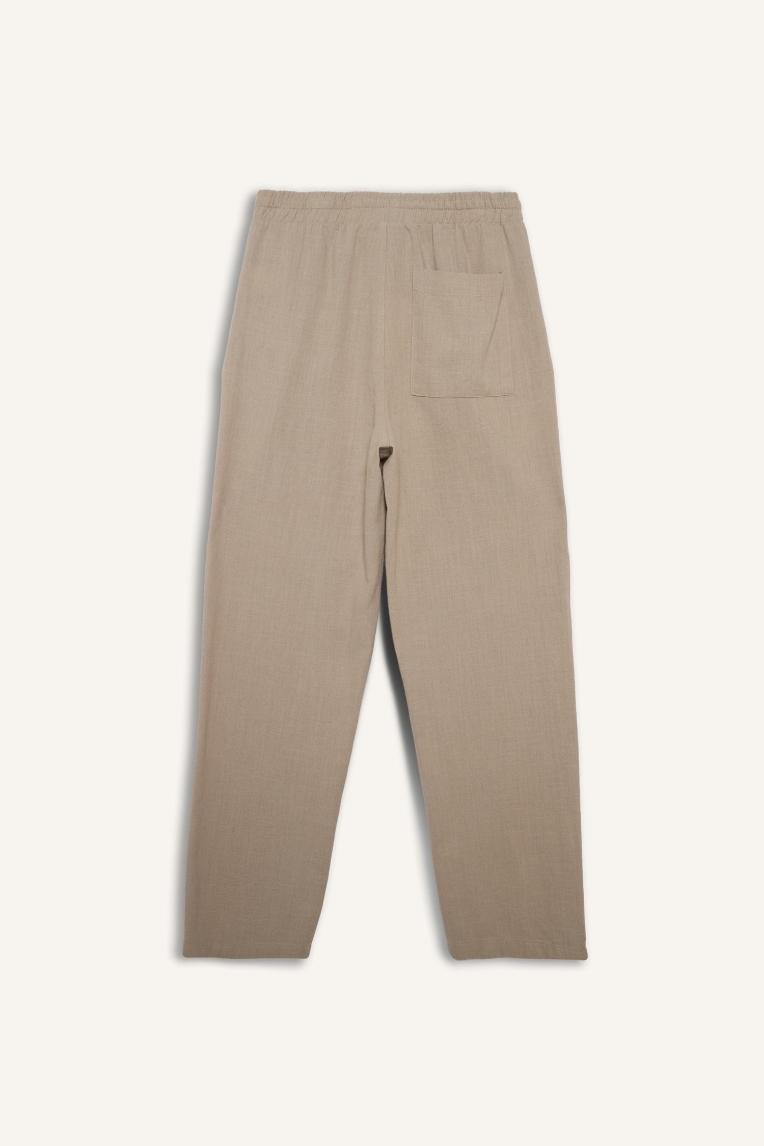 DeFacto %100 Pamuk Baggy Fit Pantolon görsel 8