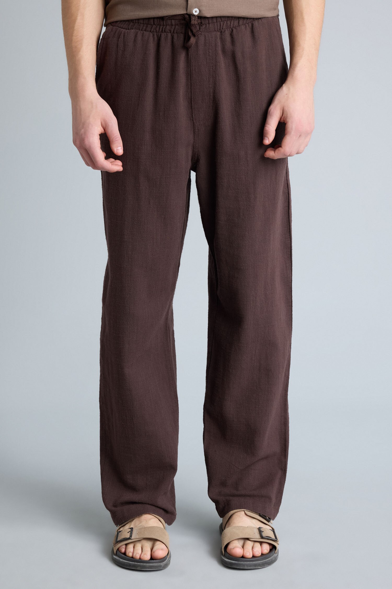 DeFacto %100 Pamuk Baggy Fit Pantolon görsel 4
