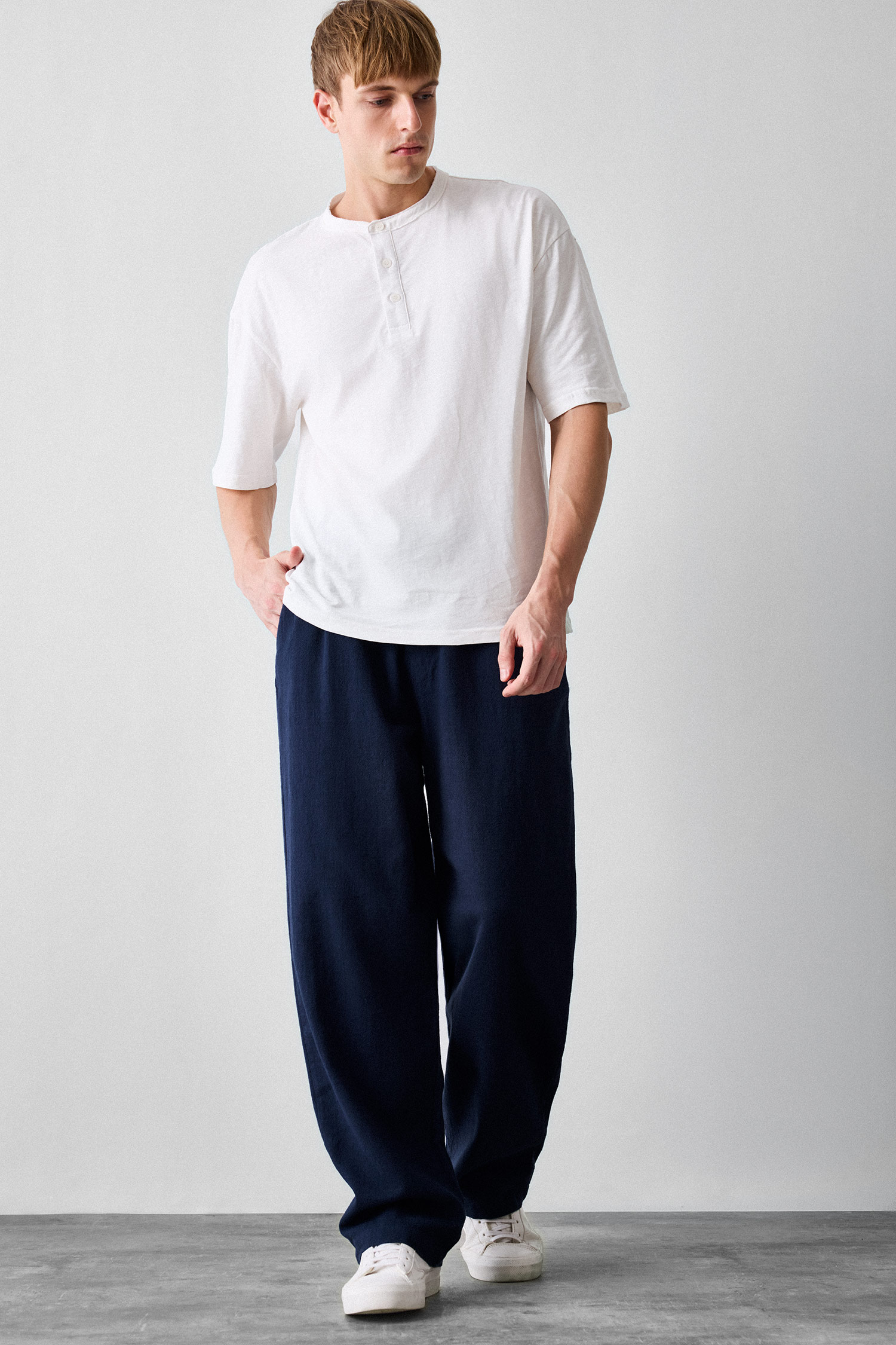 DeFacto %100 Pamuk Baggy Fit Pantolon