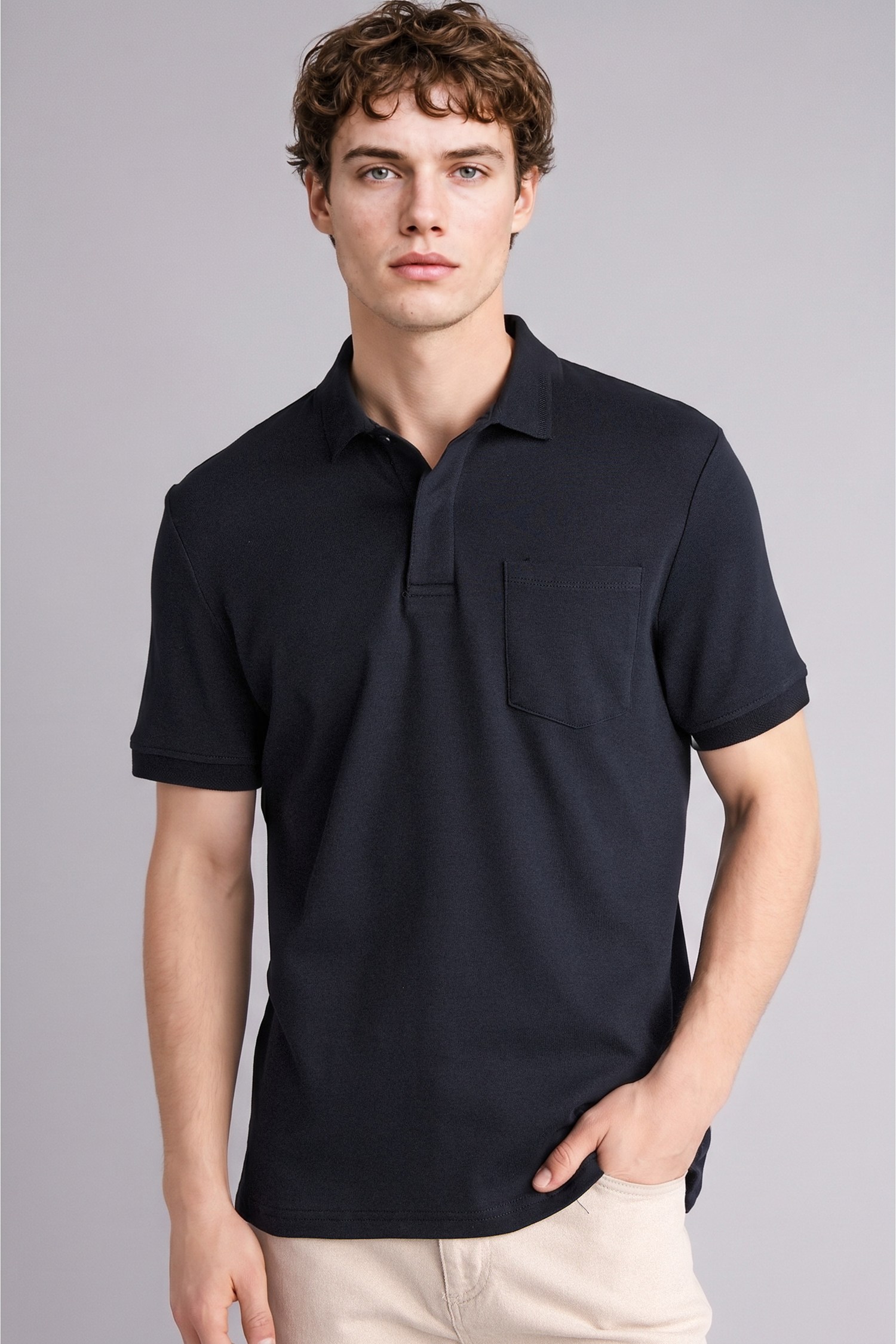 DeFacto %100 Pamuk Regular Fit Polo Tişört