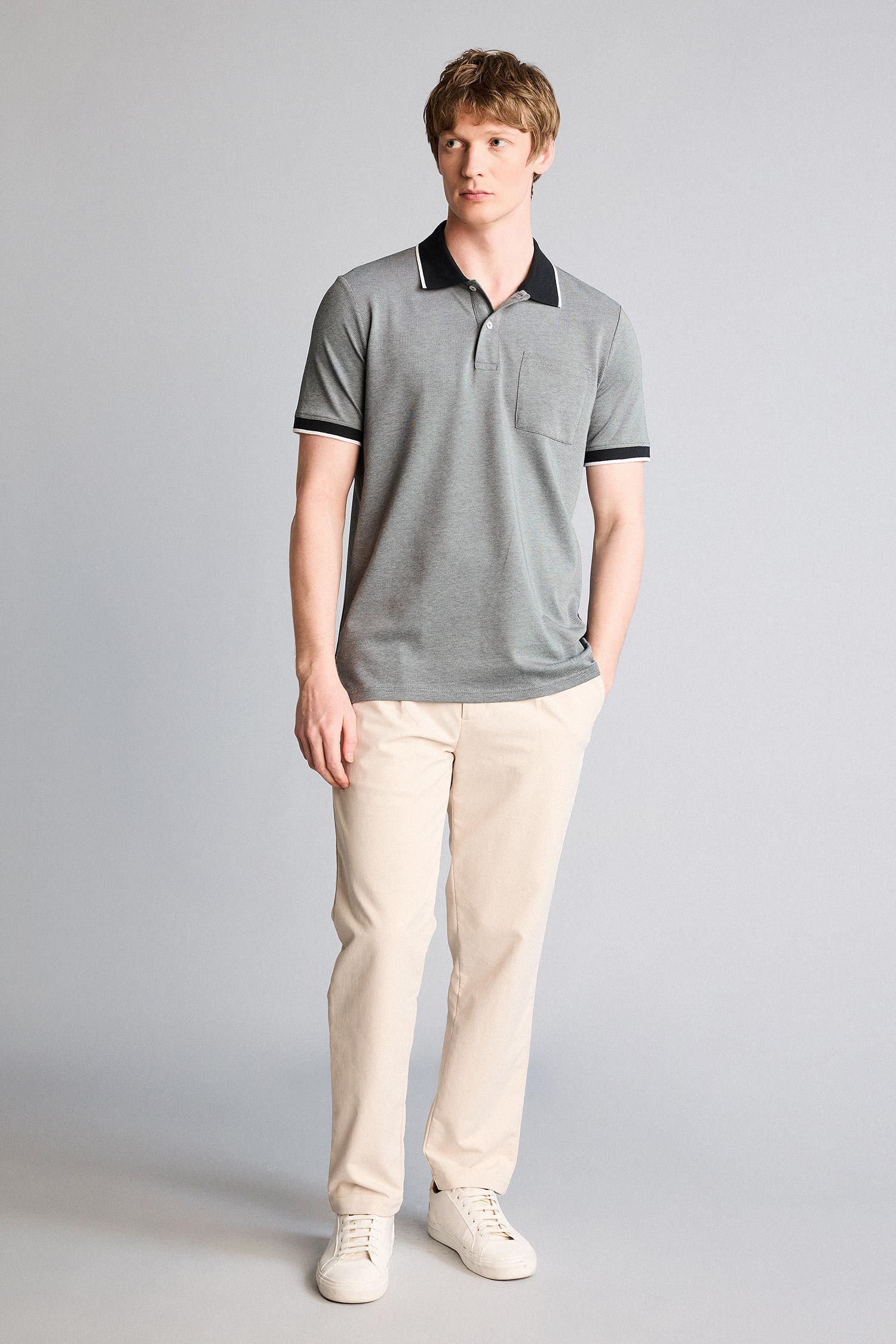 DeFacto Pamuklu Regular Fit Polo Tişört görsel 2