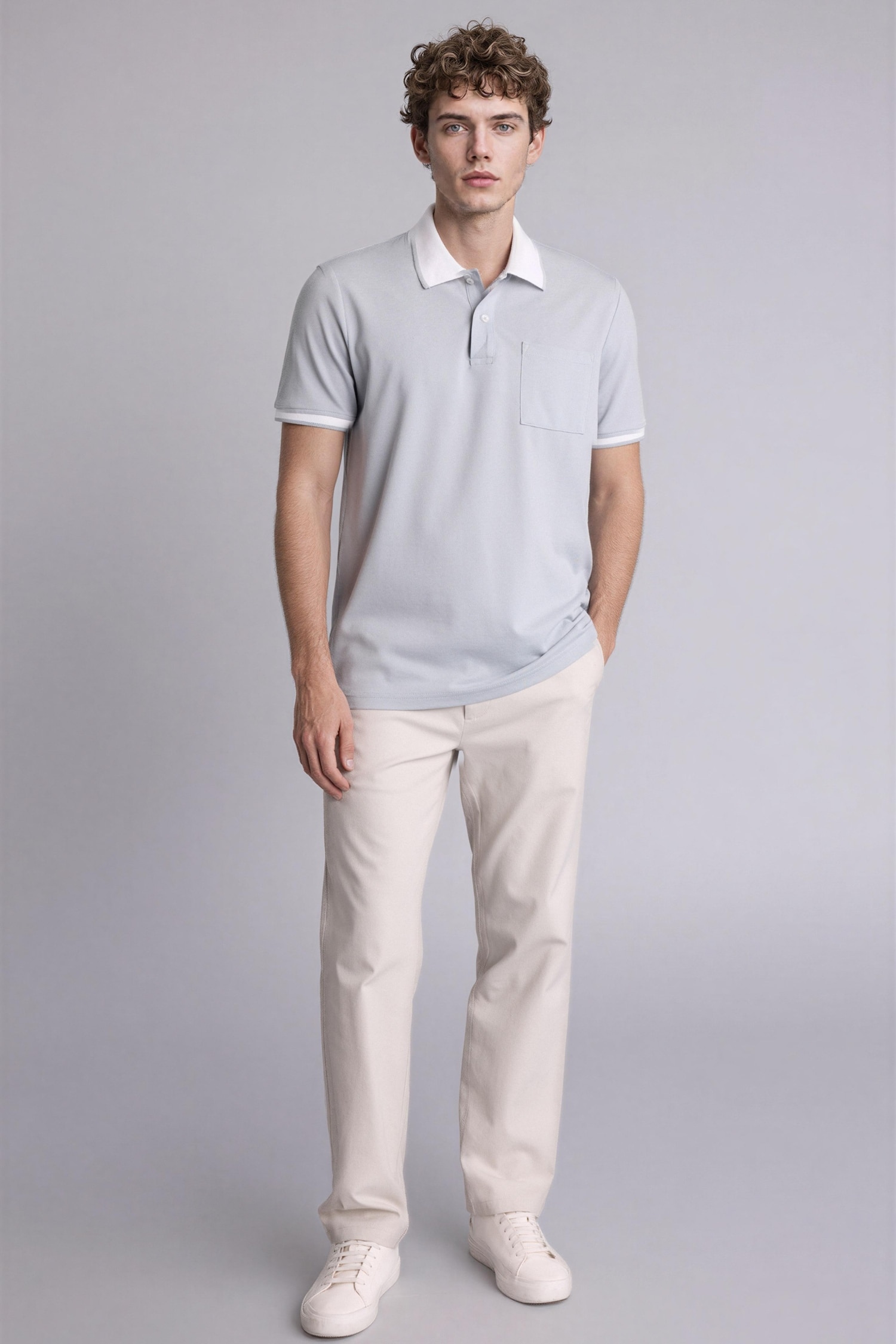 DeFacto Pamuklu Regular Fit Polo Tişört görsel 2