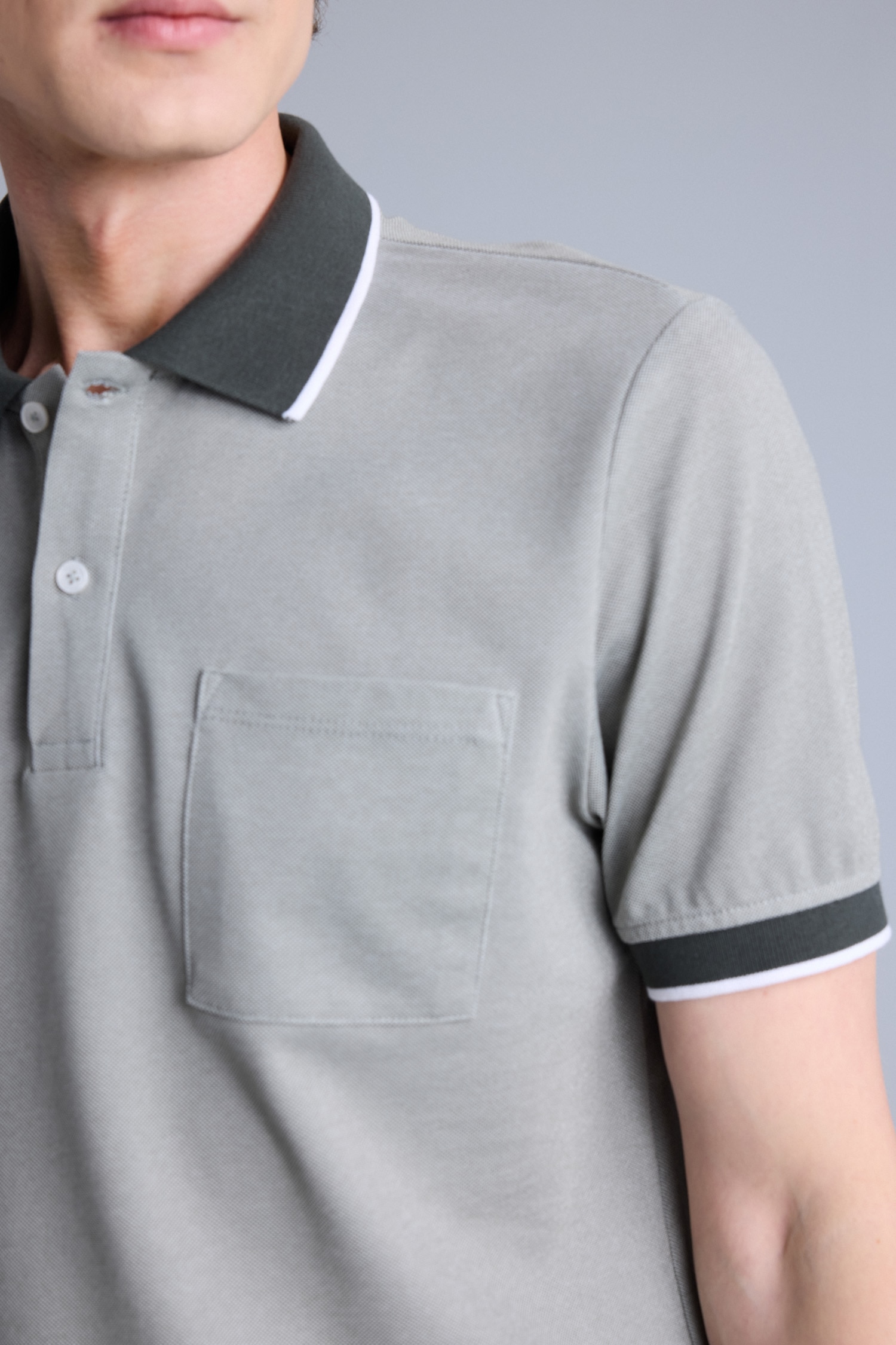 DeFacto Pamuklu Regular Fit Polo Tişört görsel 4