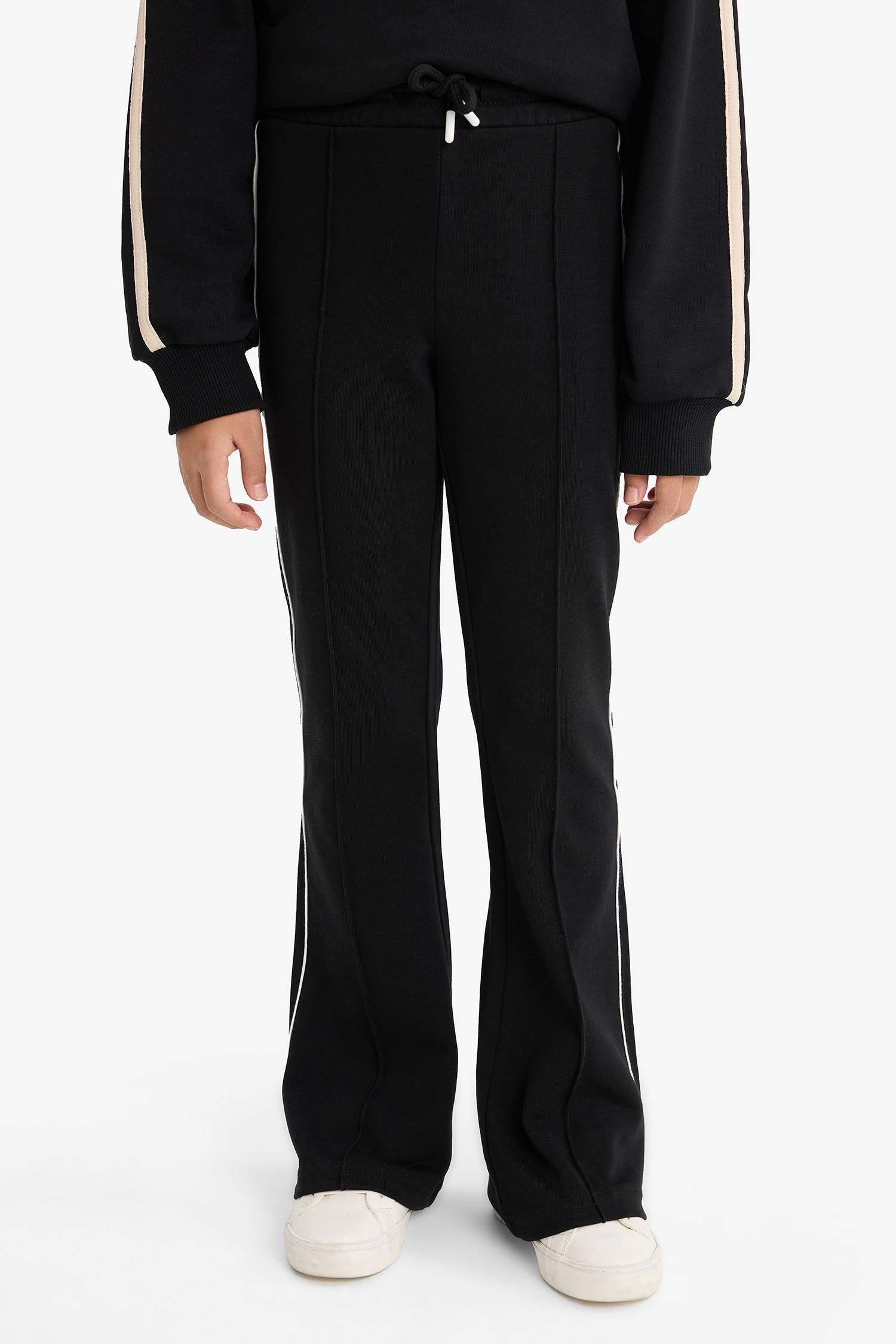 بنطلون سويت بانتس بناتي فلير فيت وخصر مطاطي