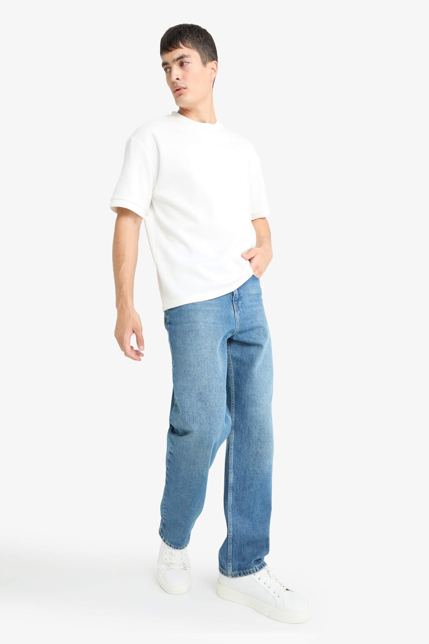 Baggy Fit Geniş Paça Jean Pantolon