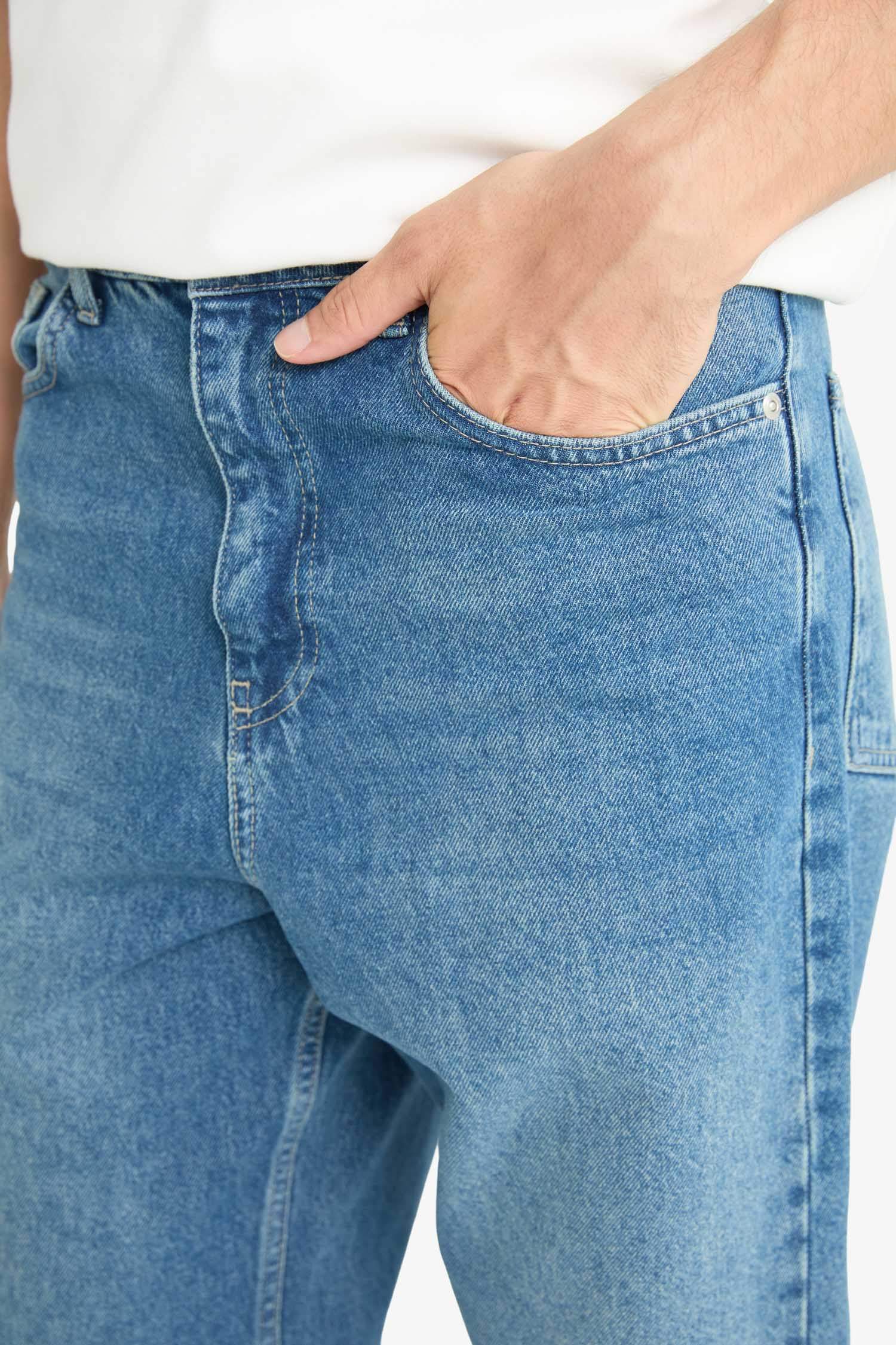 Baggy Fit Geniş Paça Jean Pantolon
