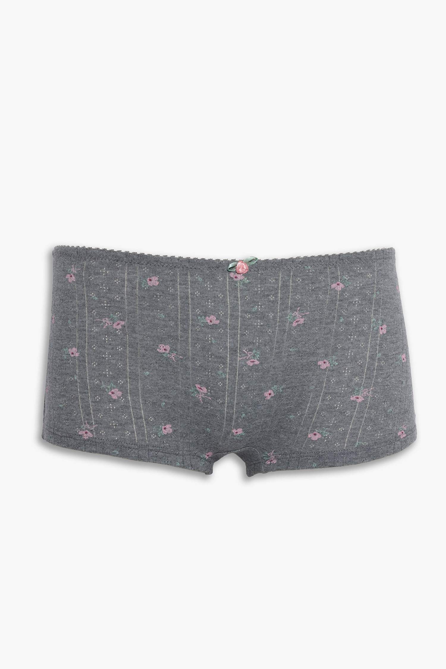 Çiçekli Pamuklu Boxer