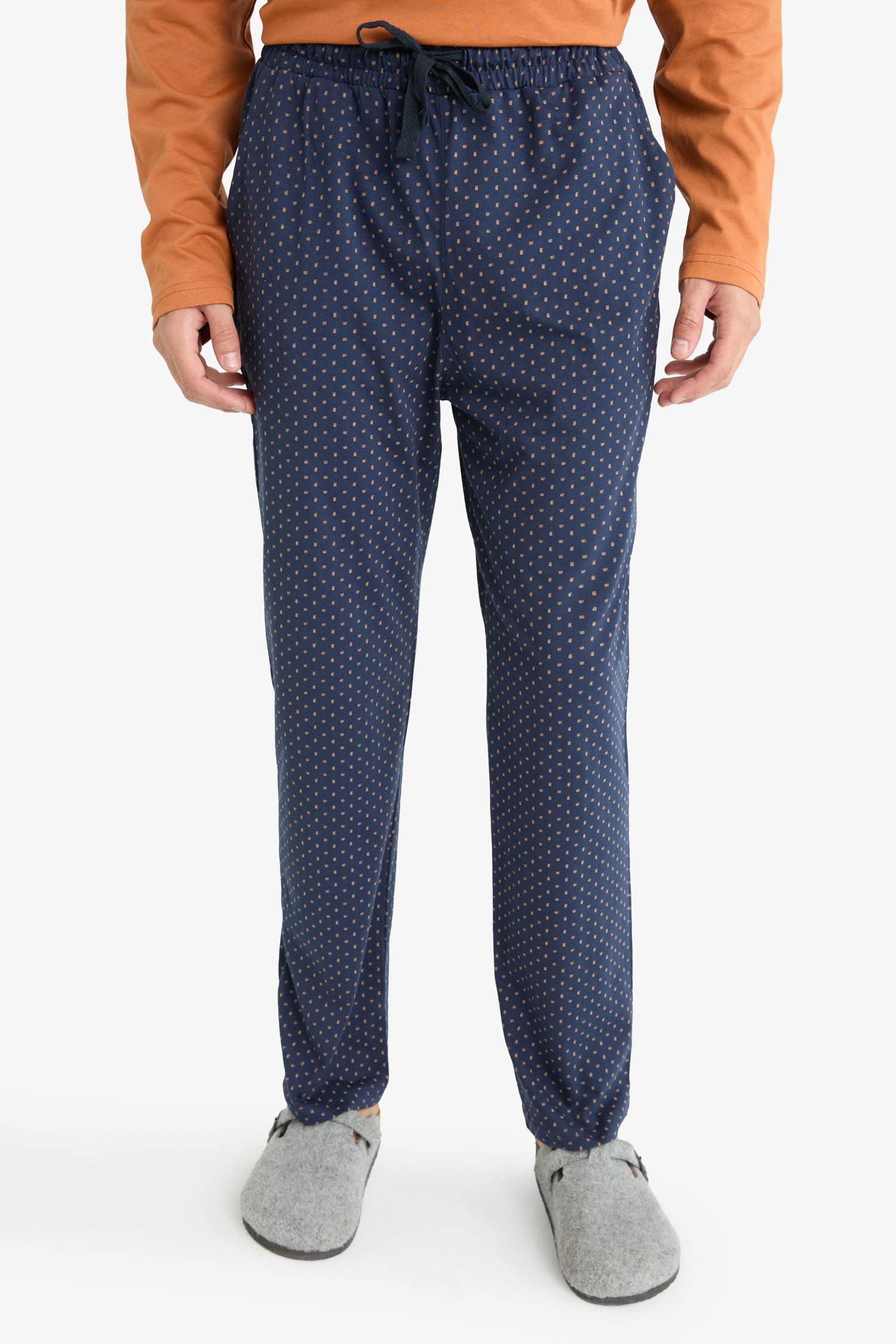 Pijama Takımı Regular Fit Uzun Kollu Üst Uzun Alt